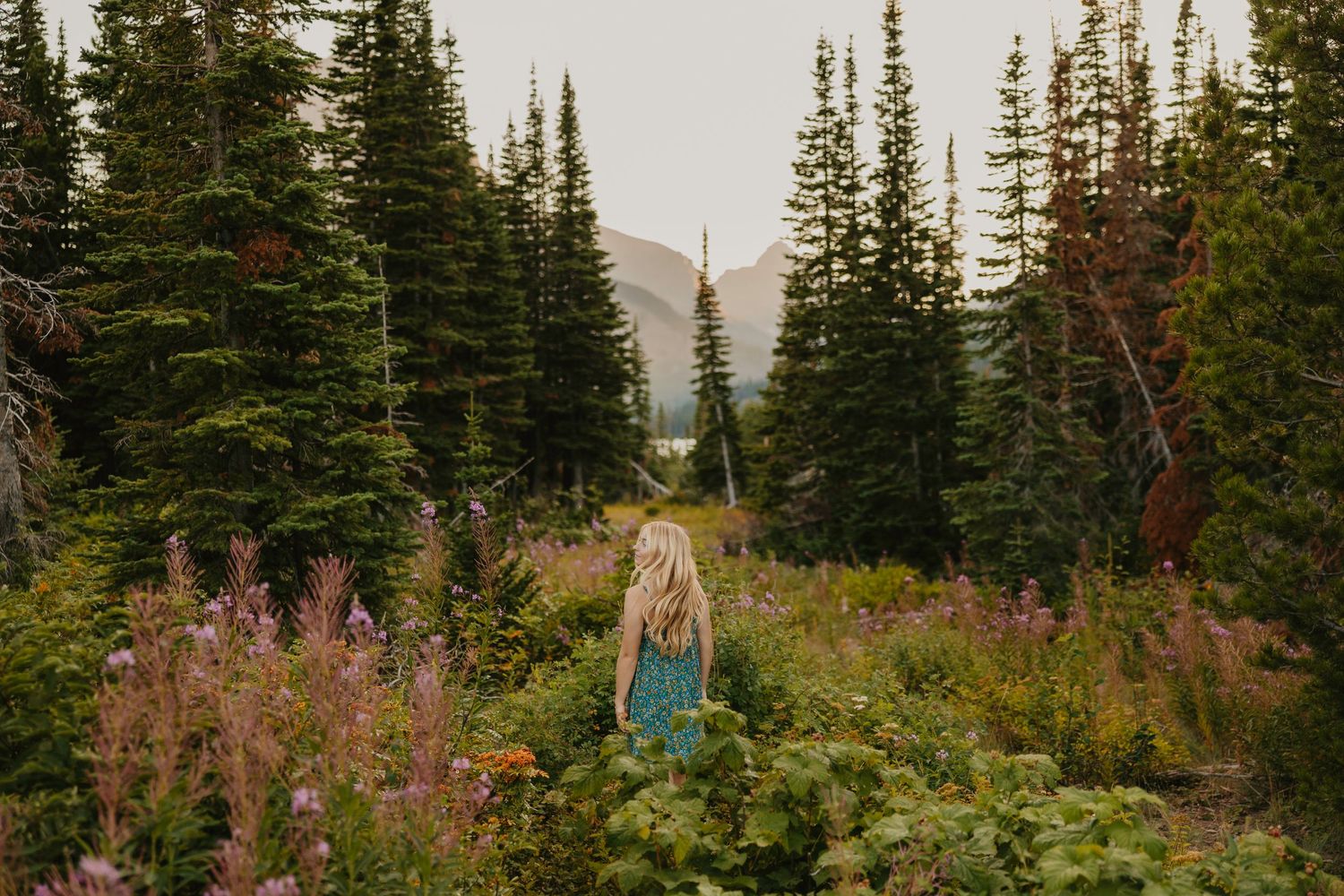 Senior Girl's photos at Glacier Park at Two Medicine Lake in Montana by a Montana Senior Photographer