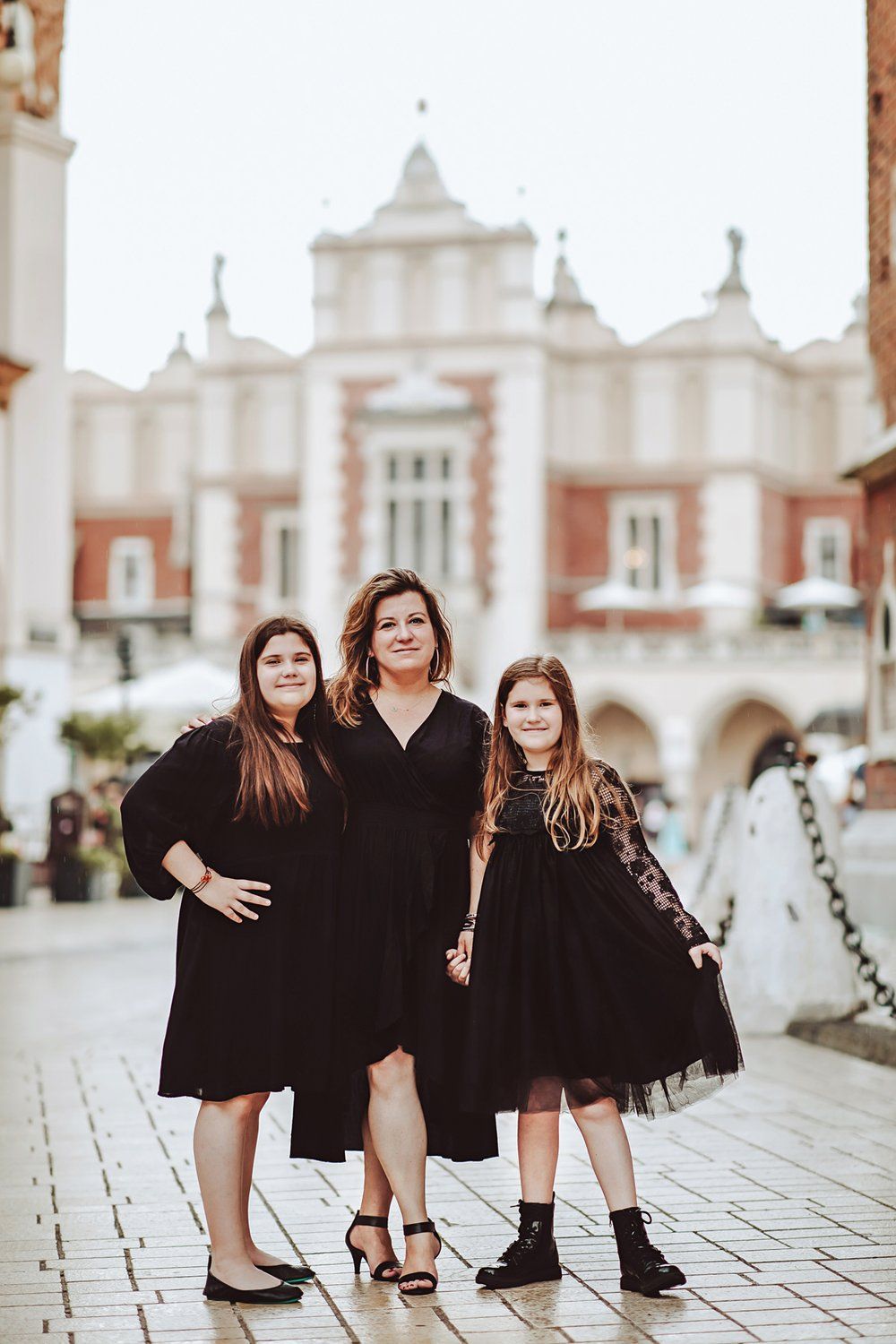 family in Krakow Poland