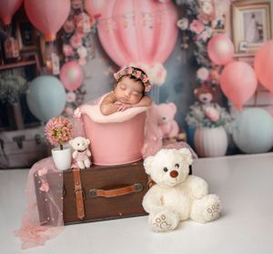 new born baby with teddybear - Jasmeet K Photography