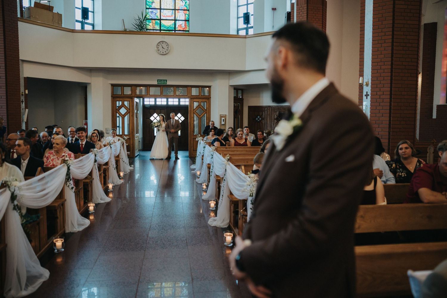 ślub konkordatowy. Wojciech Grzegorczyk fotograf ślubny Olsztyn.