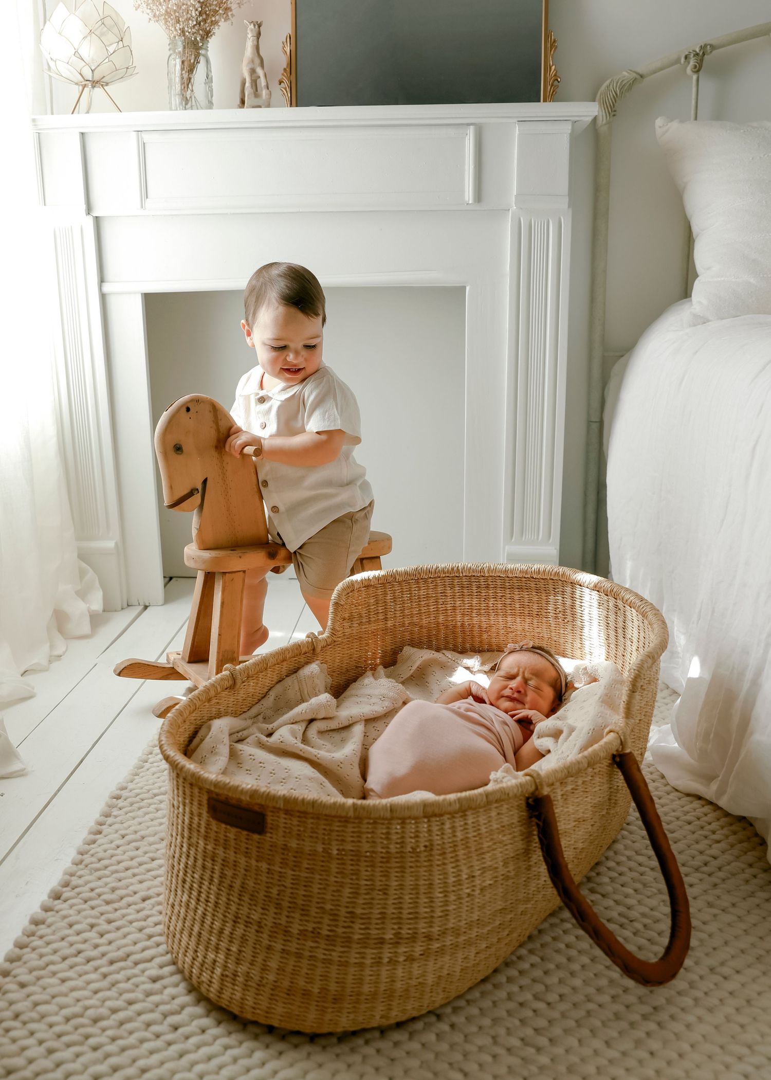 Houston baby photographer in studio