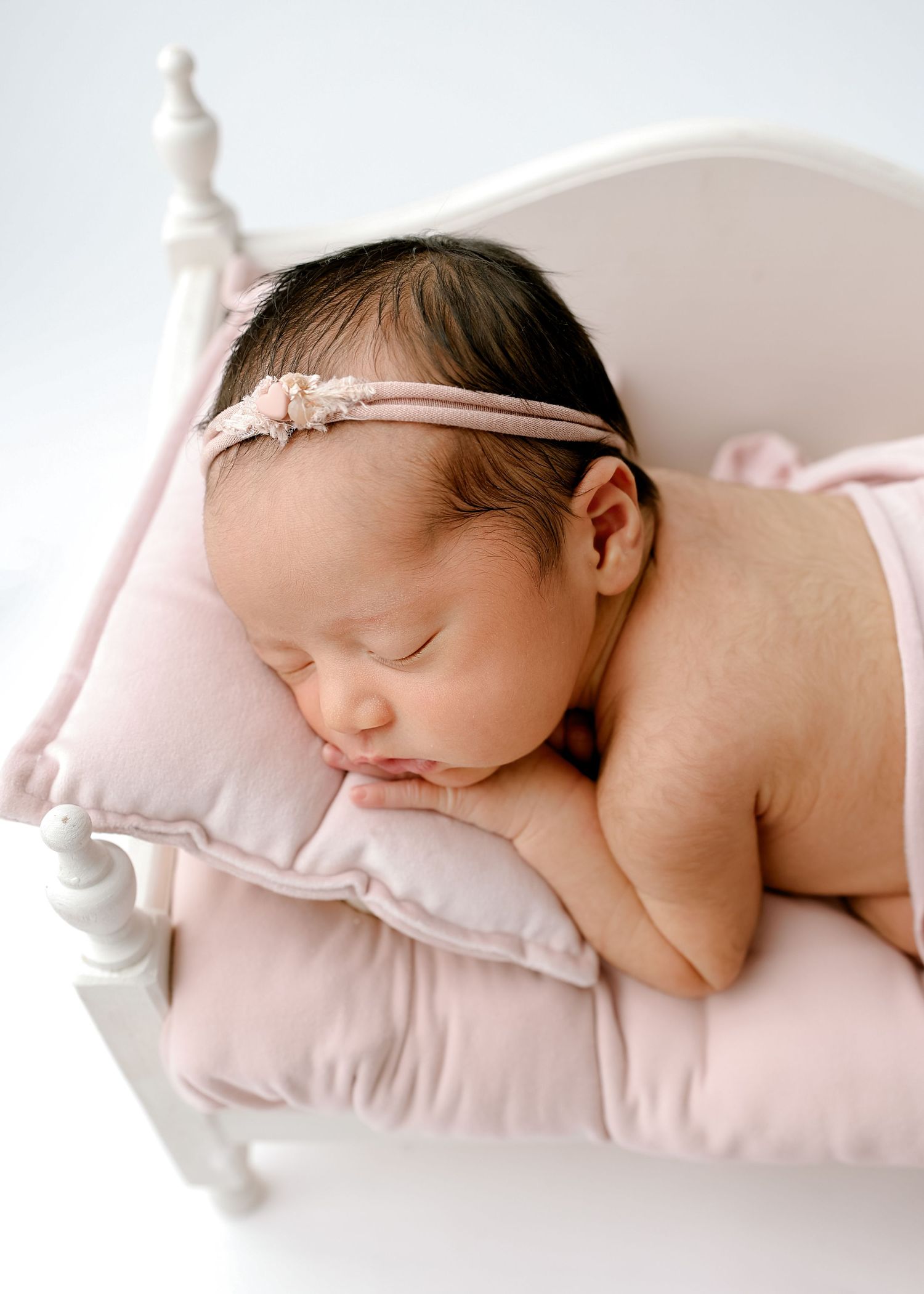 Houston baby photographer in studio
