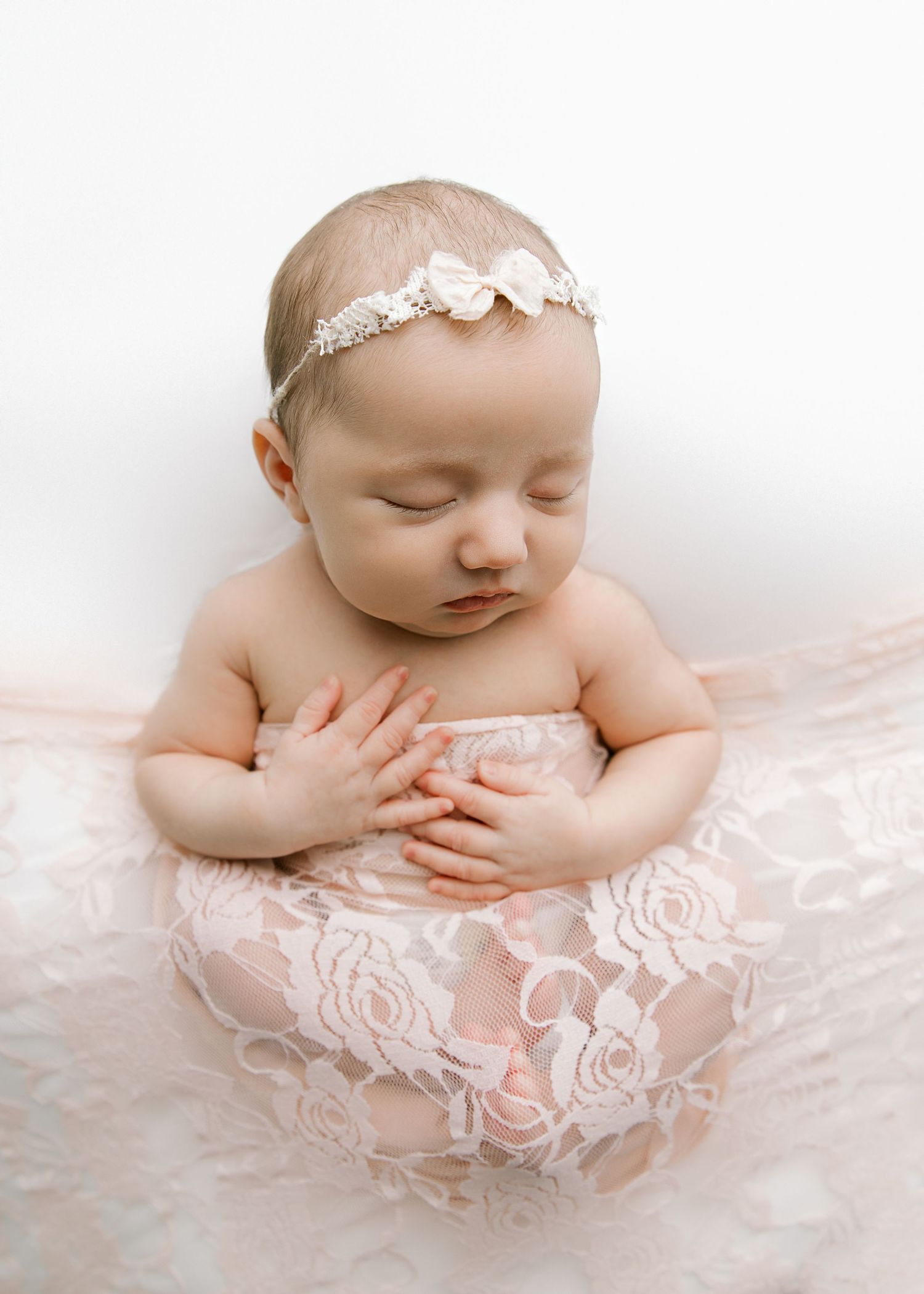 Houston baby photographer in studio