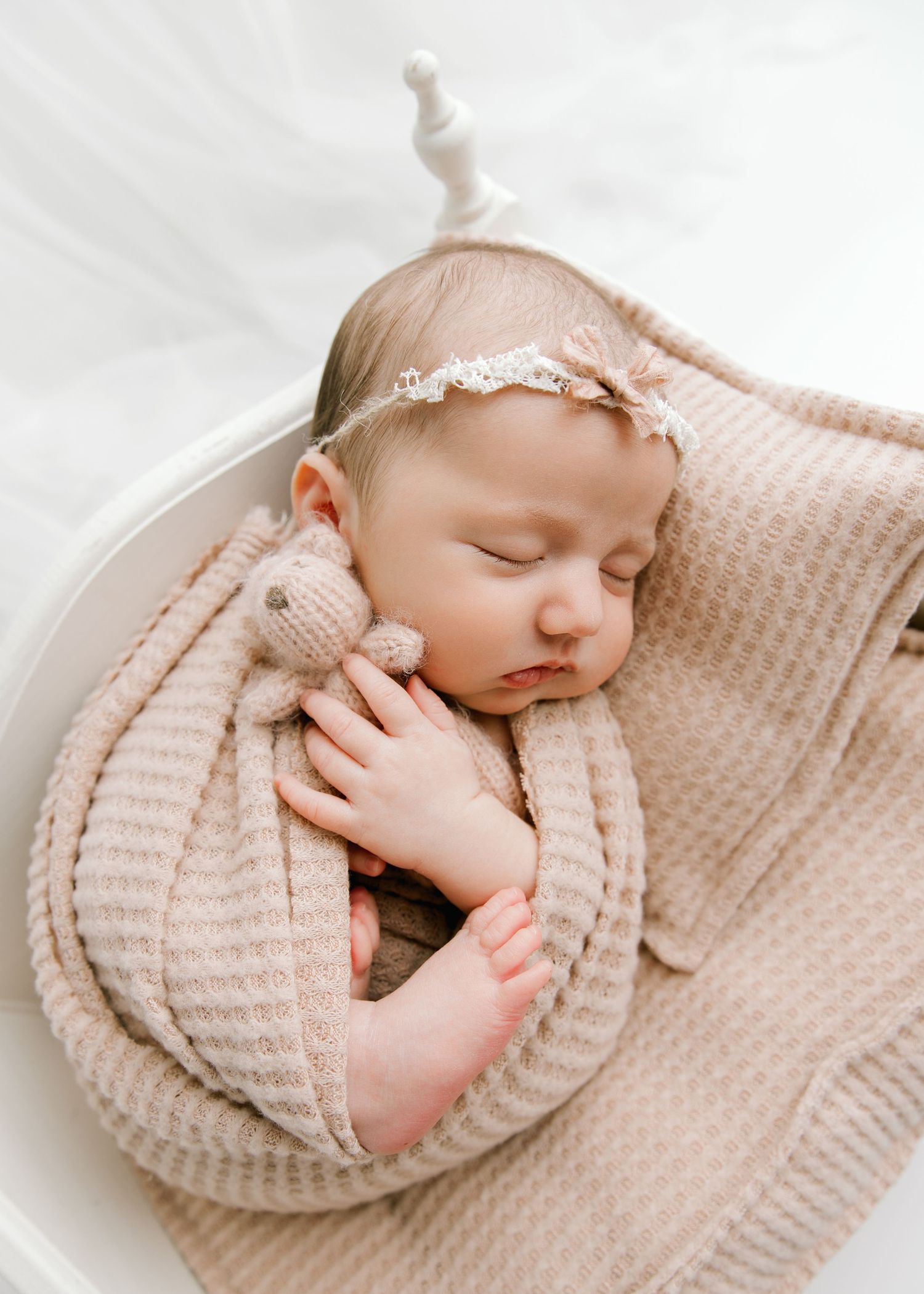Houston baby photographer in studio