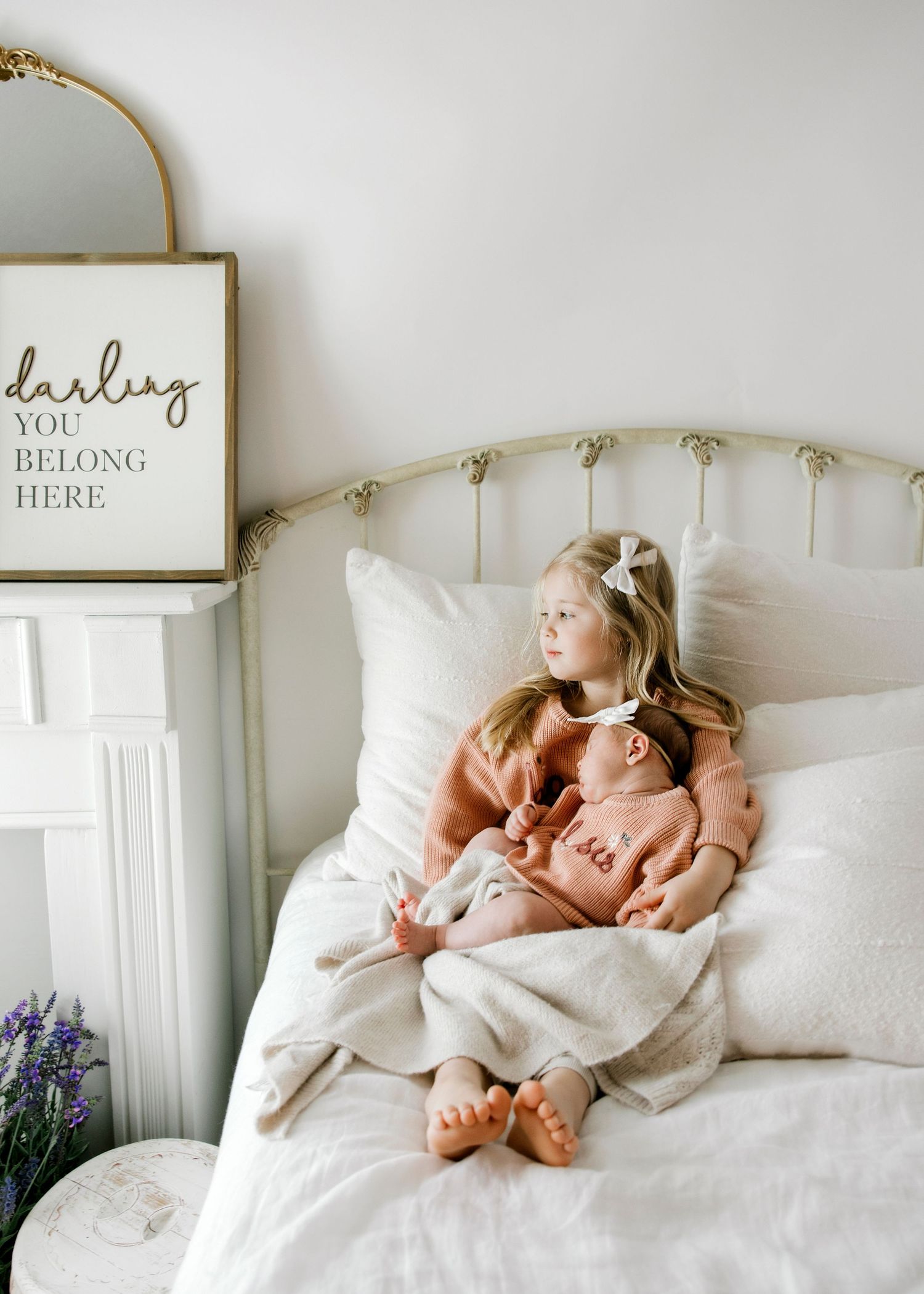 Houston baby photographer in studio