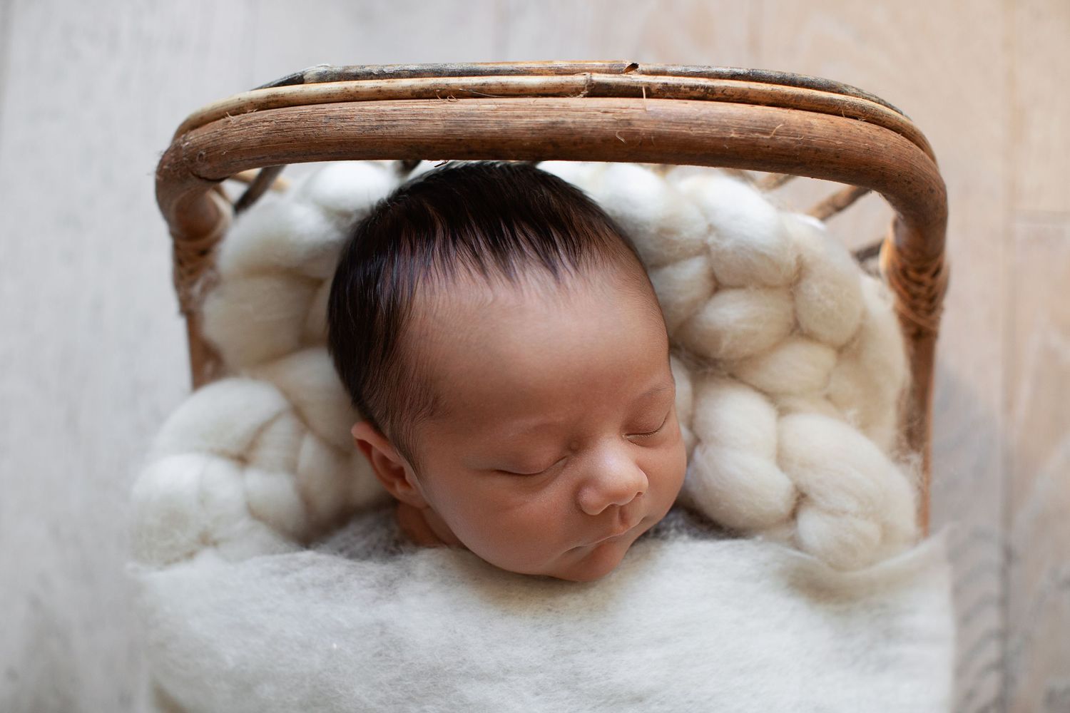 Houston baby photographer in studio
