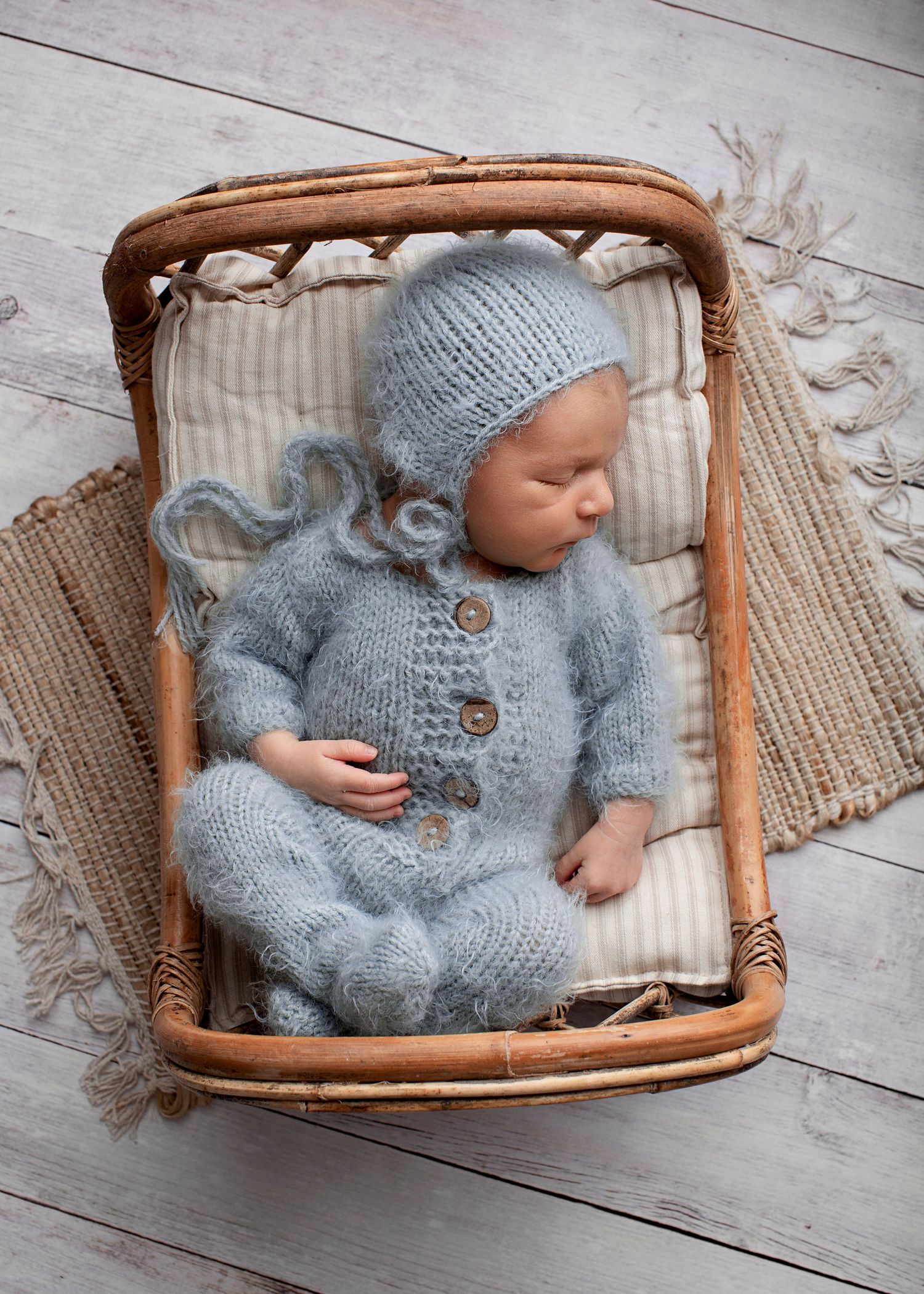 Houston baby photographer in studio