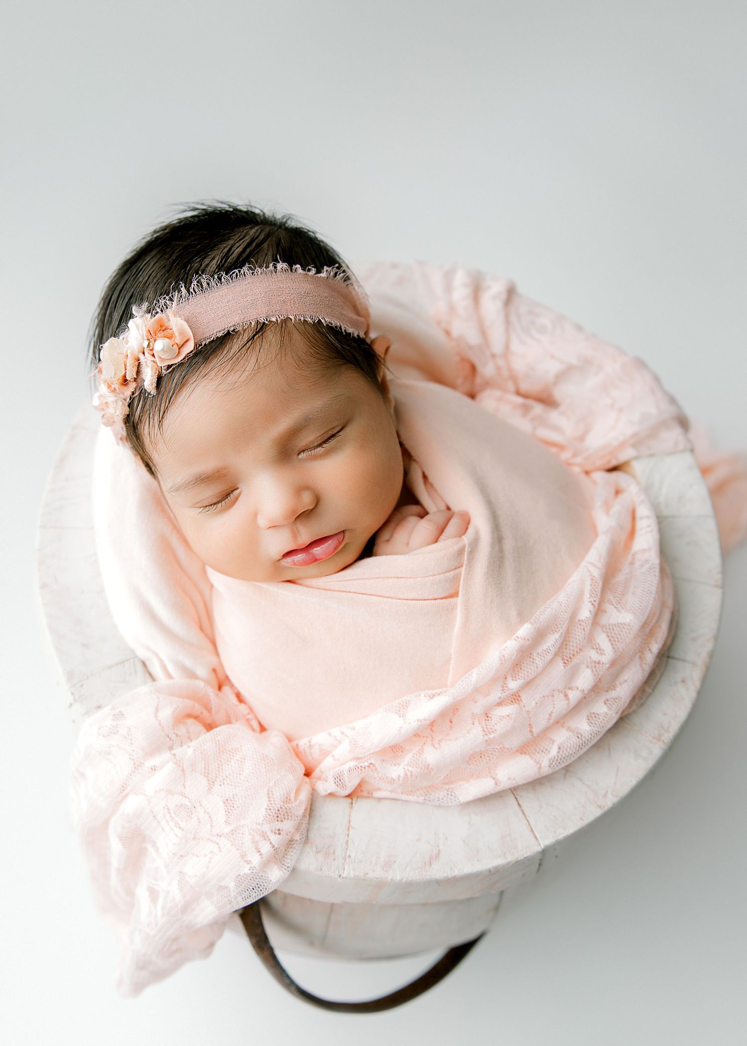 Houston baby photographer in studio