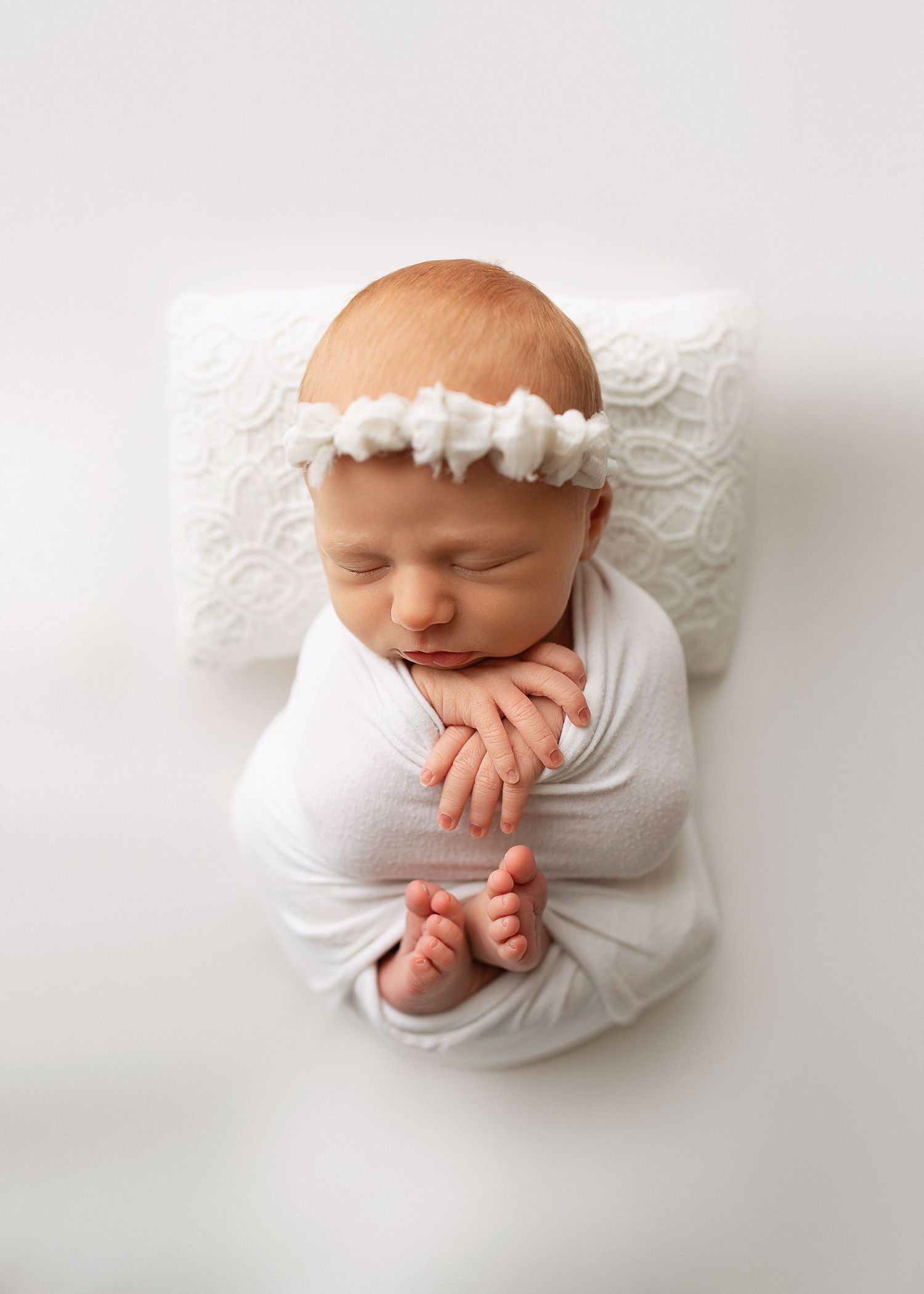 Houston baby photographer in studio