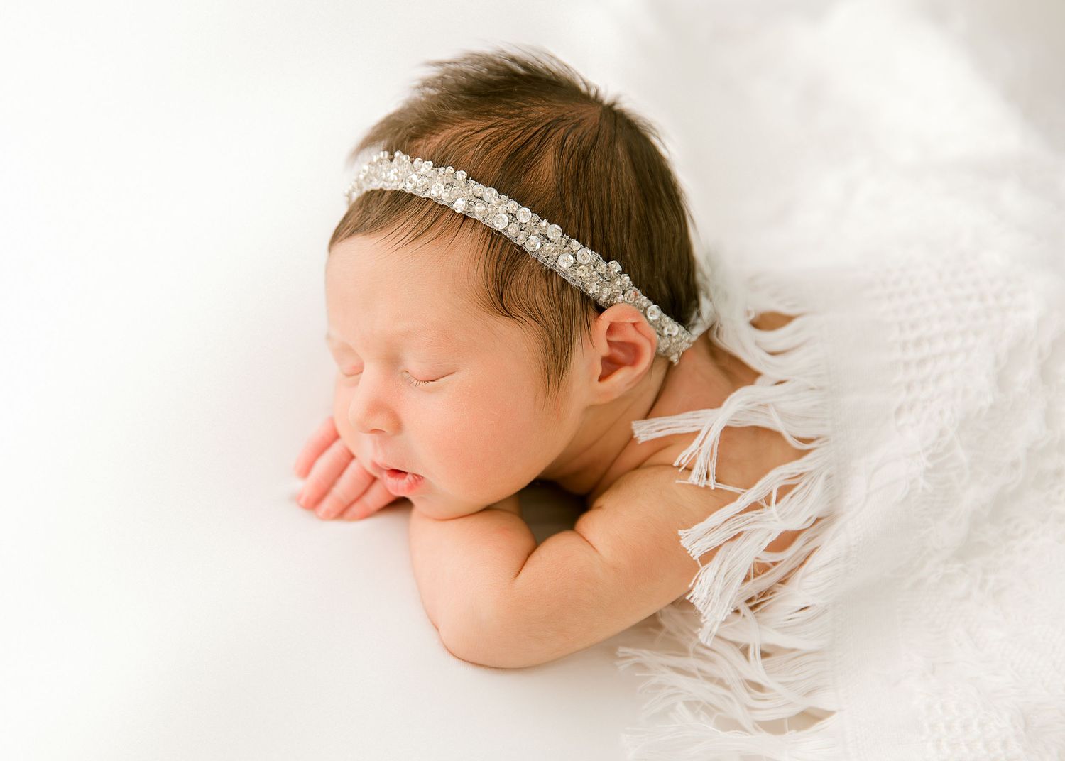 Houston baby photographer in studio