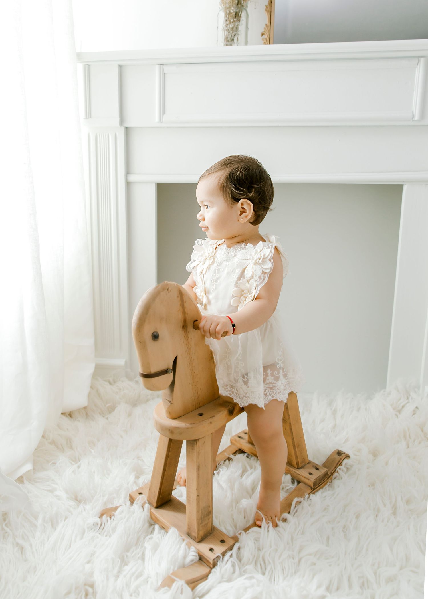 Houston baby photographer in studio