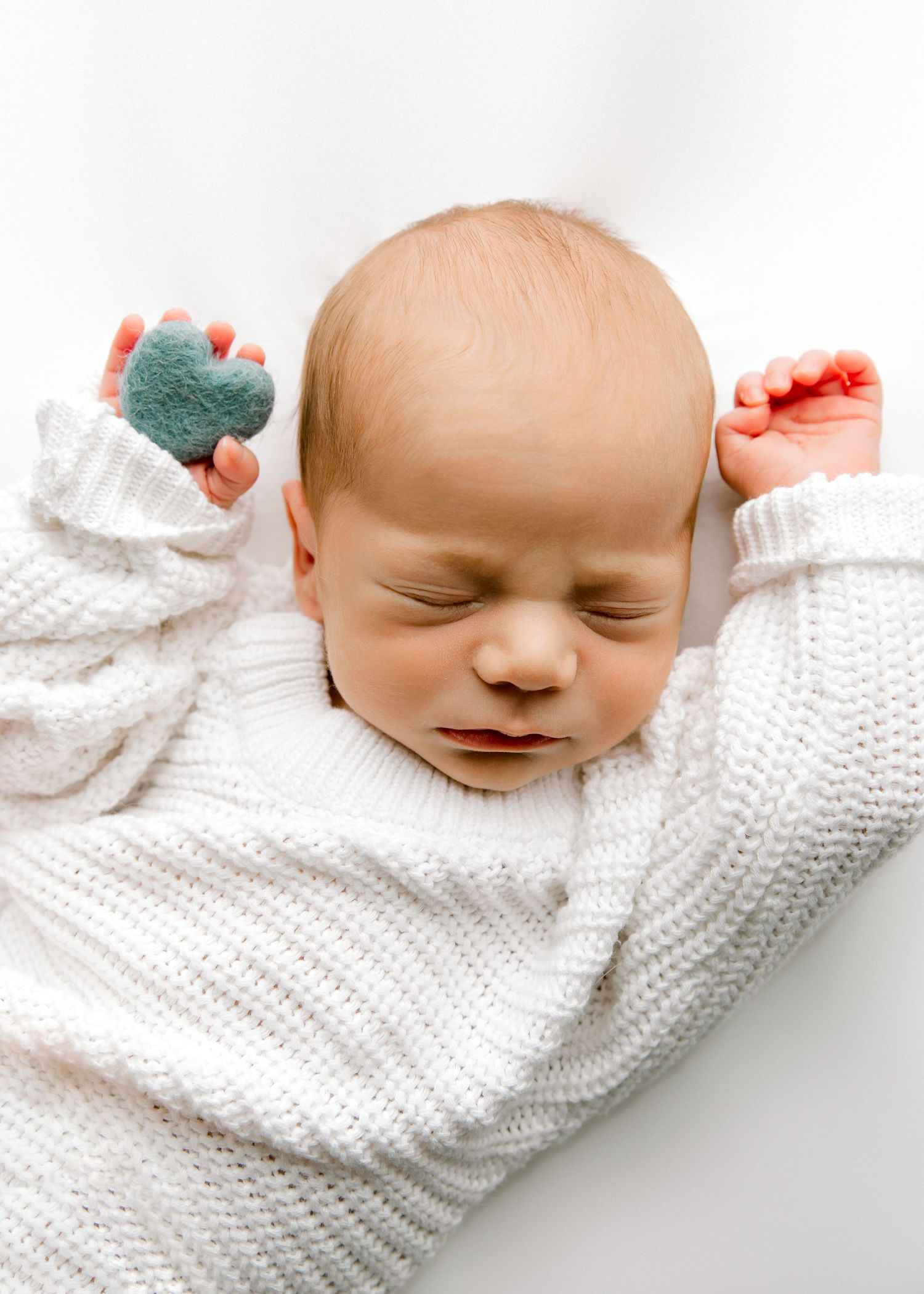 Houston baby photographer in studio
