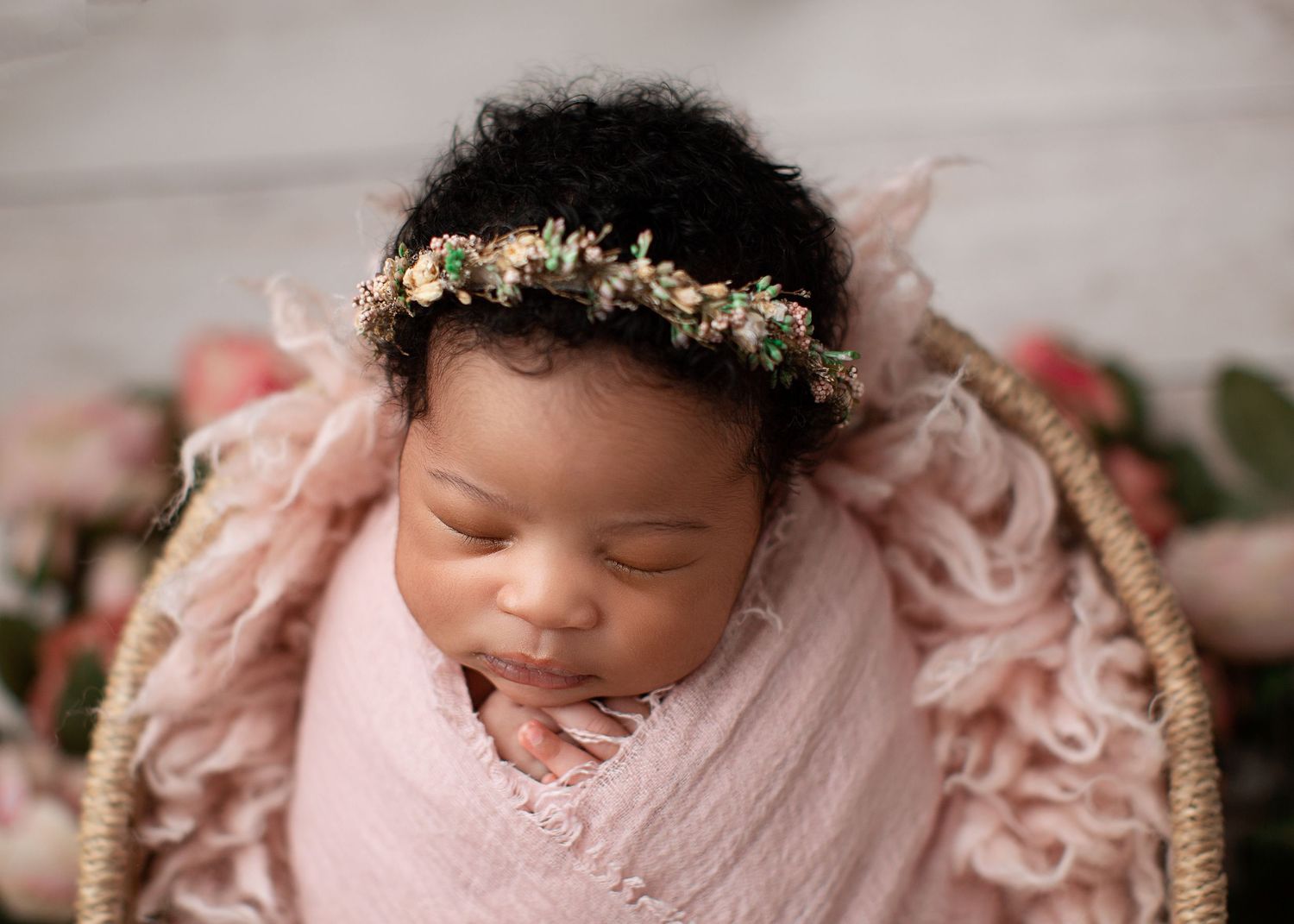 Houston baby photographer in studio