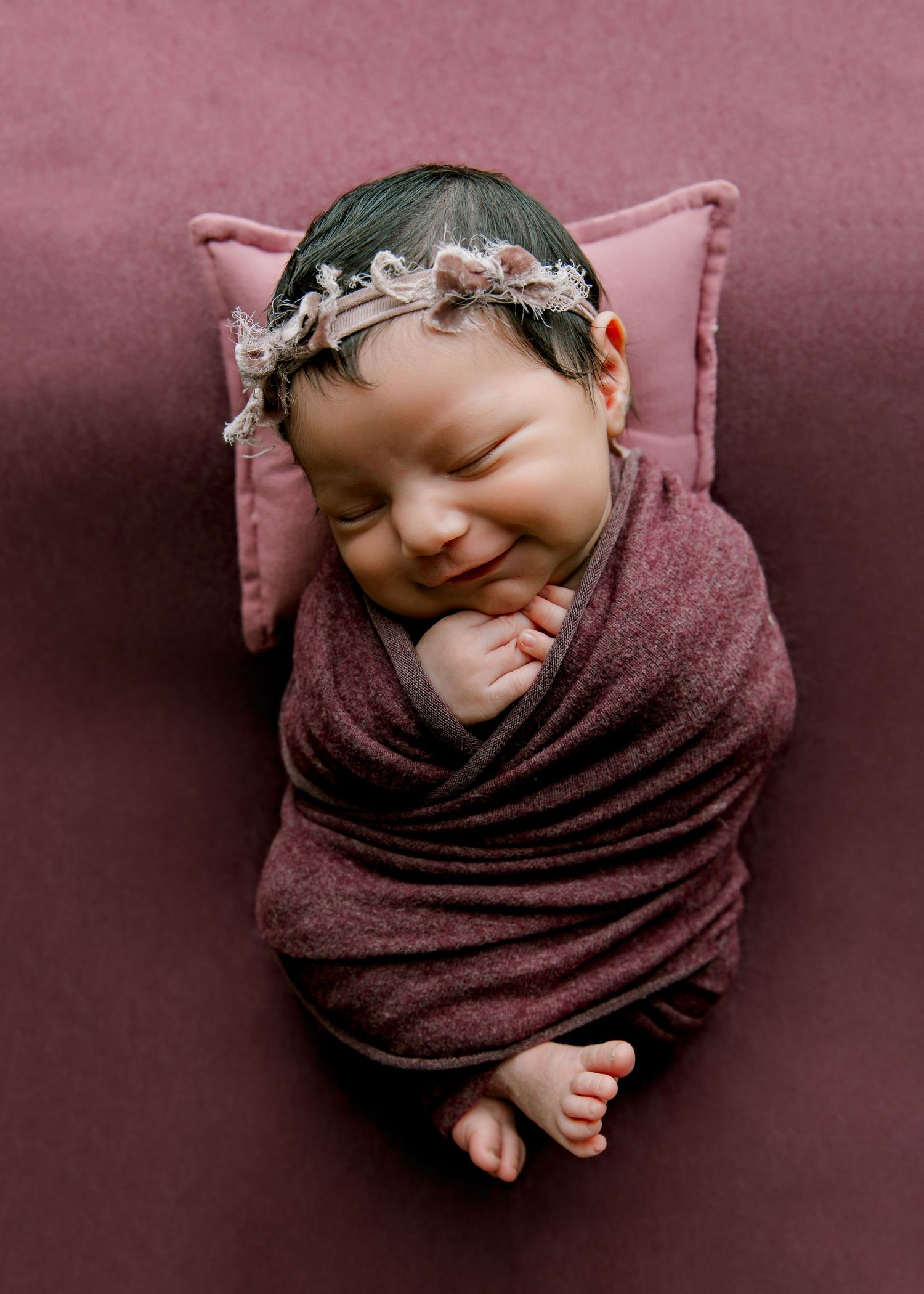 Houston baby photographer in studio