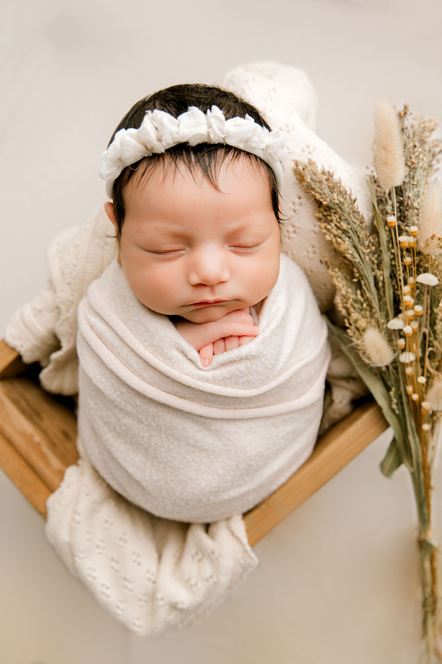 Houston baby photographer in studio
