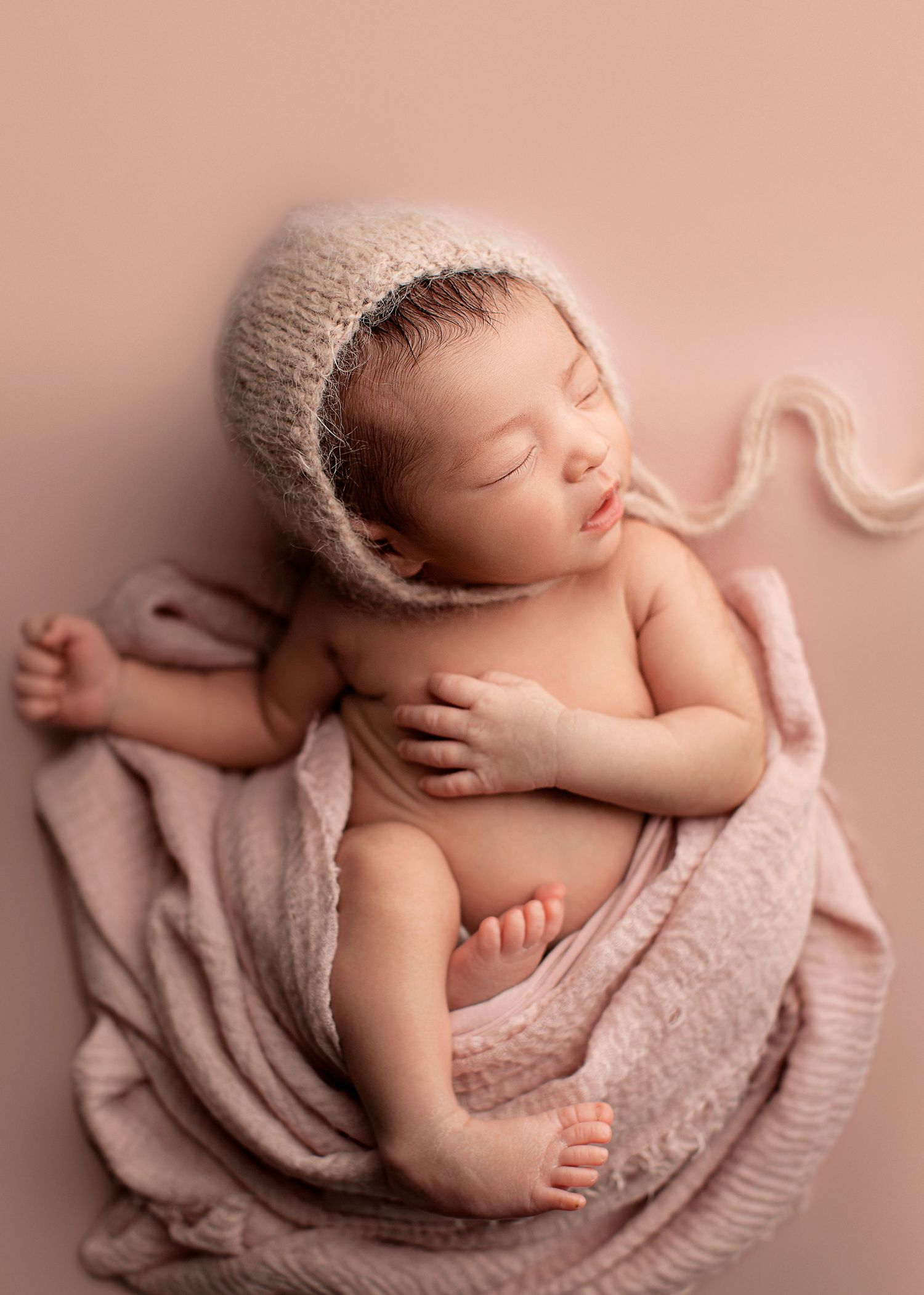 Houston baby photographer in studio