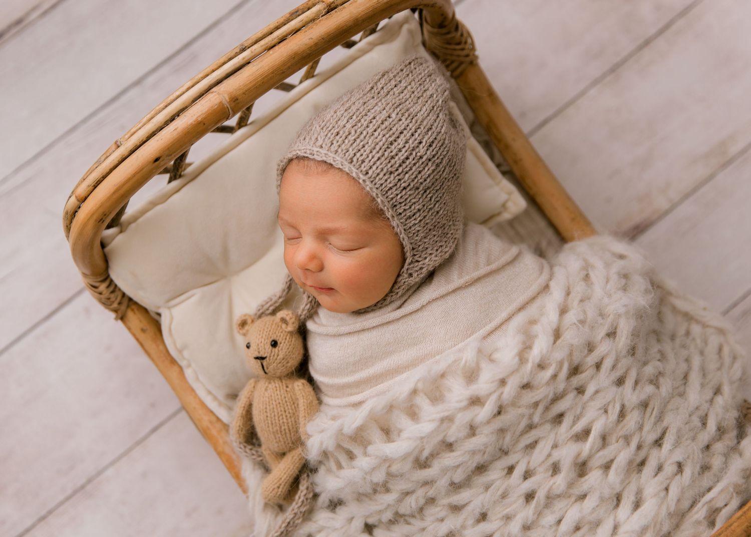 Houston baby photographer in studio