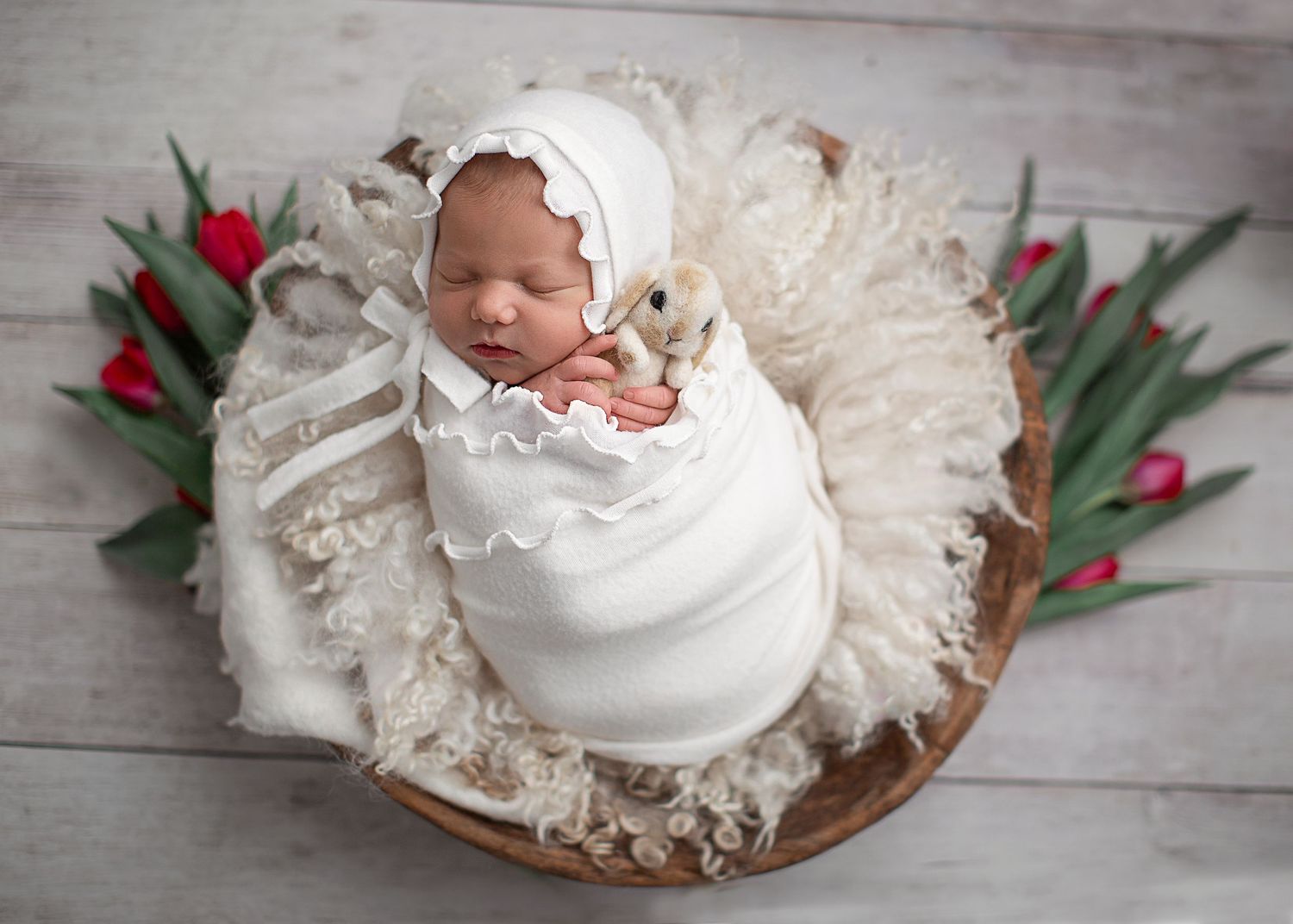 Houston baby photographer in studio