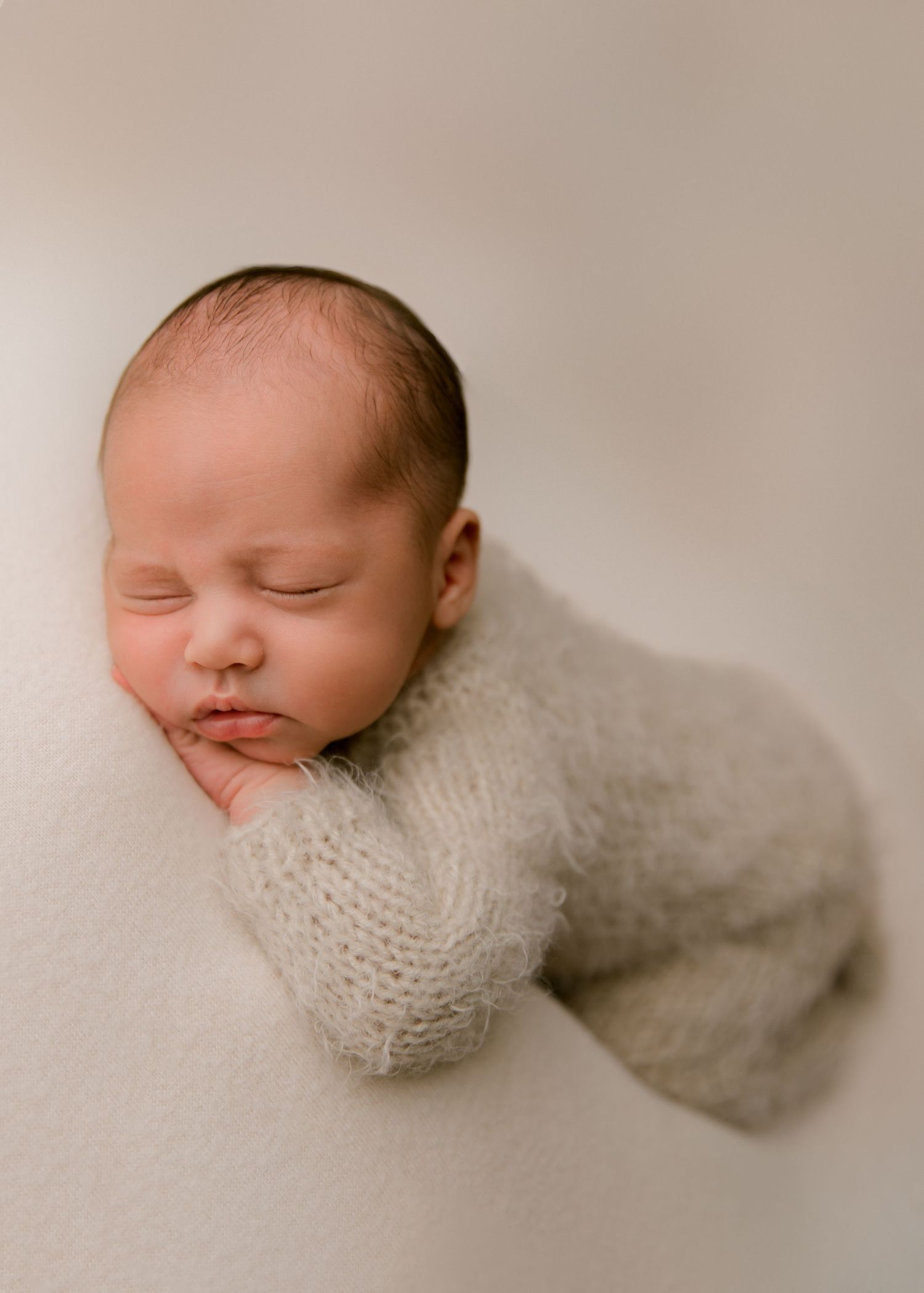 Houston baby photographer in studio