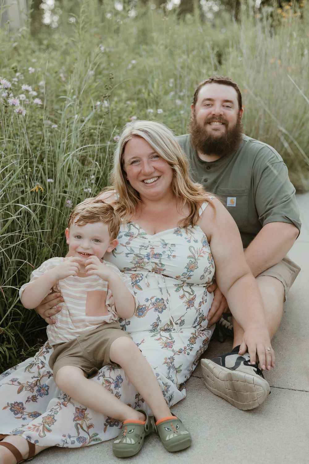 family maternity photos