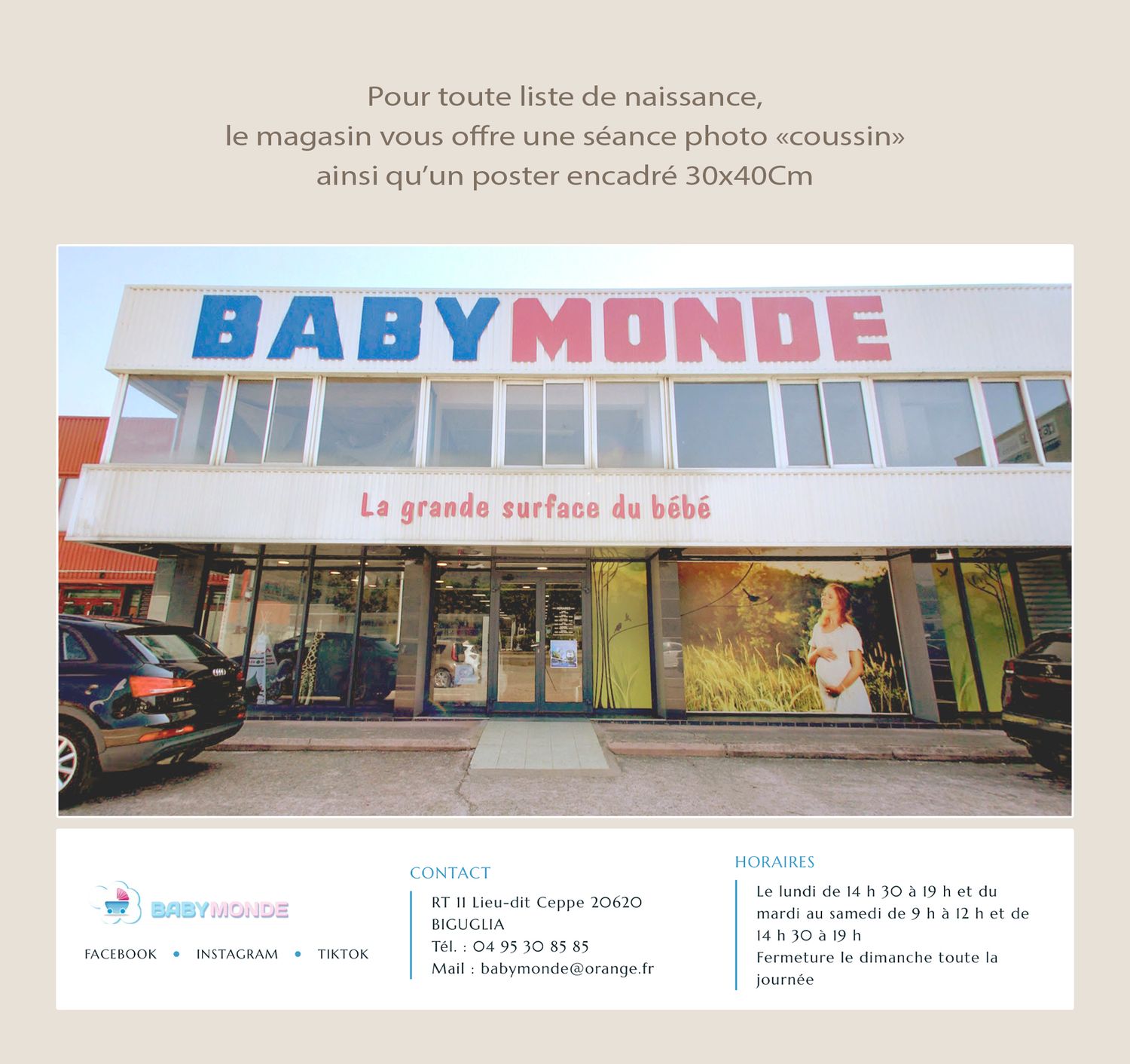 babymonde partenariat bon cadeau séance photo offerte