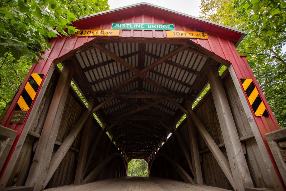 Covered bridge in Perry County
