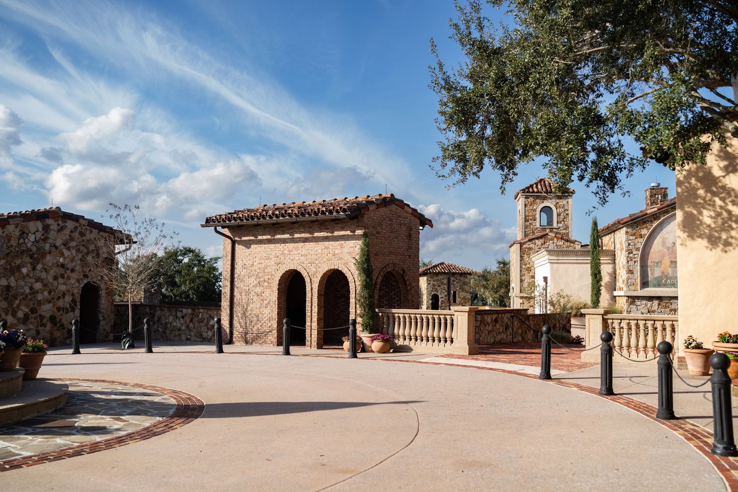 Bella Collina wedding venue exterior entrance Montverde Florida Weddings by Ray