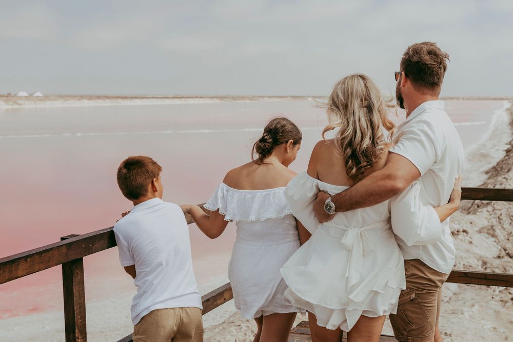 Pink lake destination photoshoot, Walvis bay, Namibia