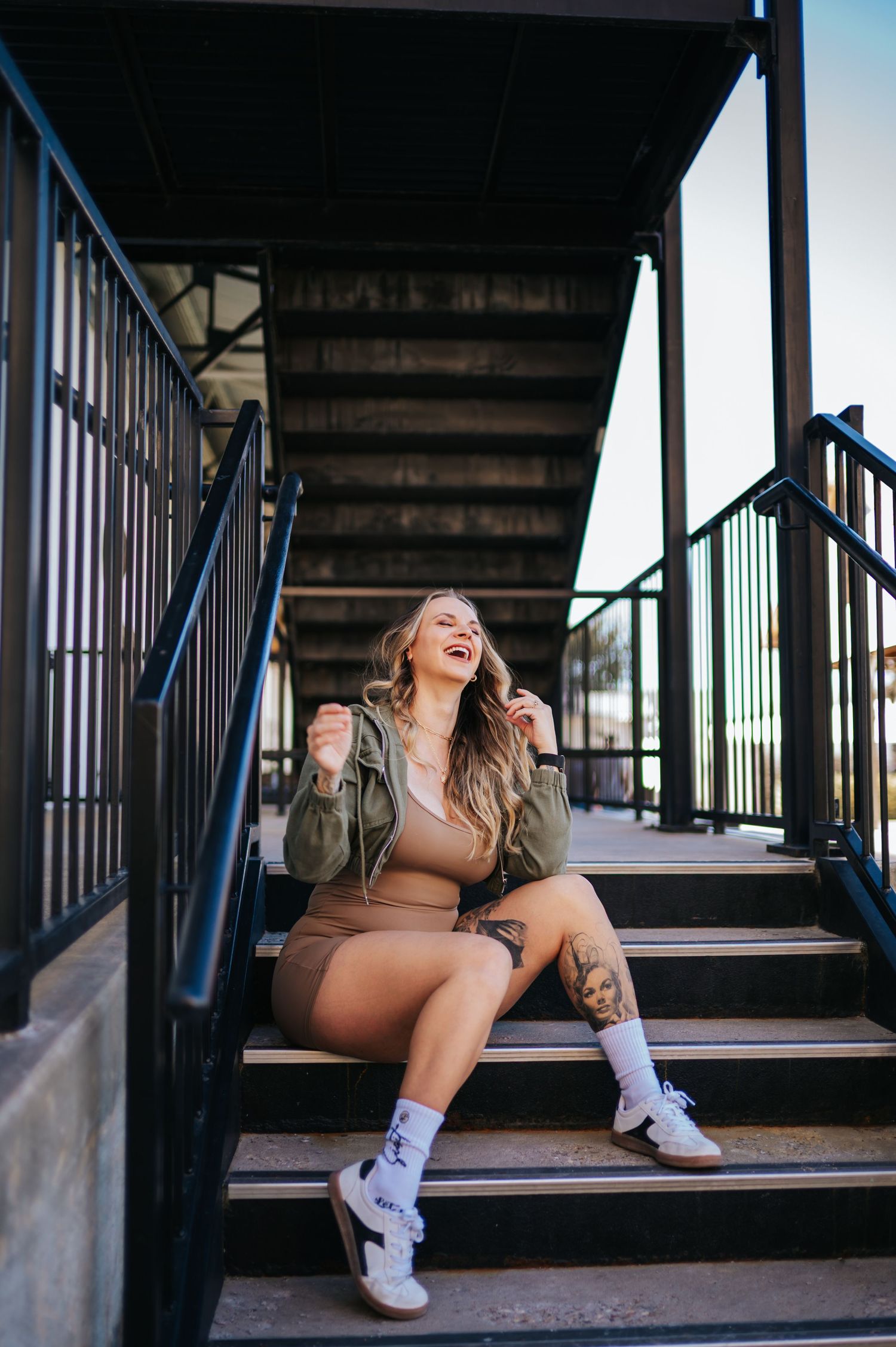 Alyssa laughing