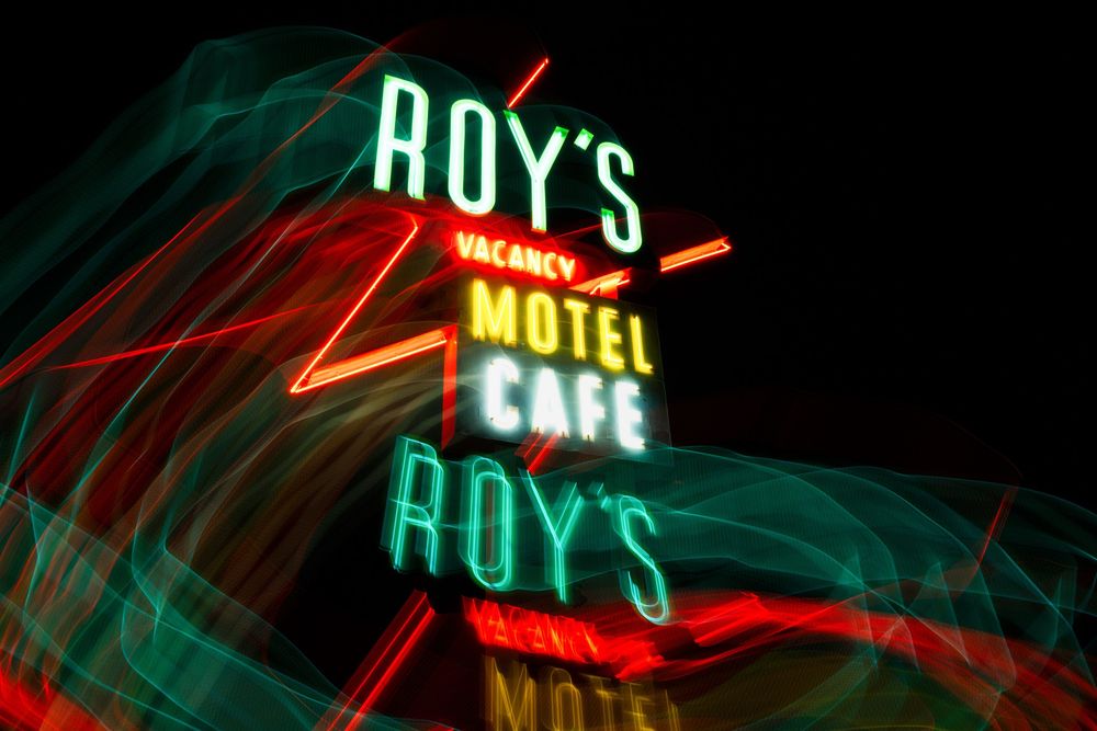 Roy's Motel long exposure