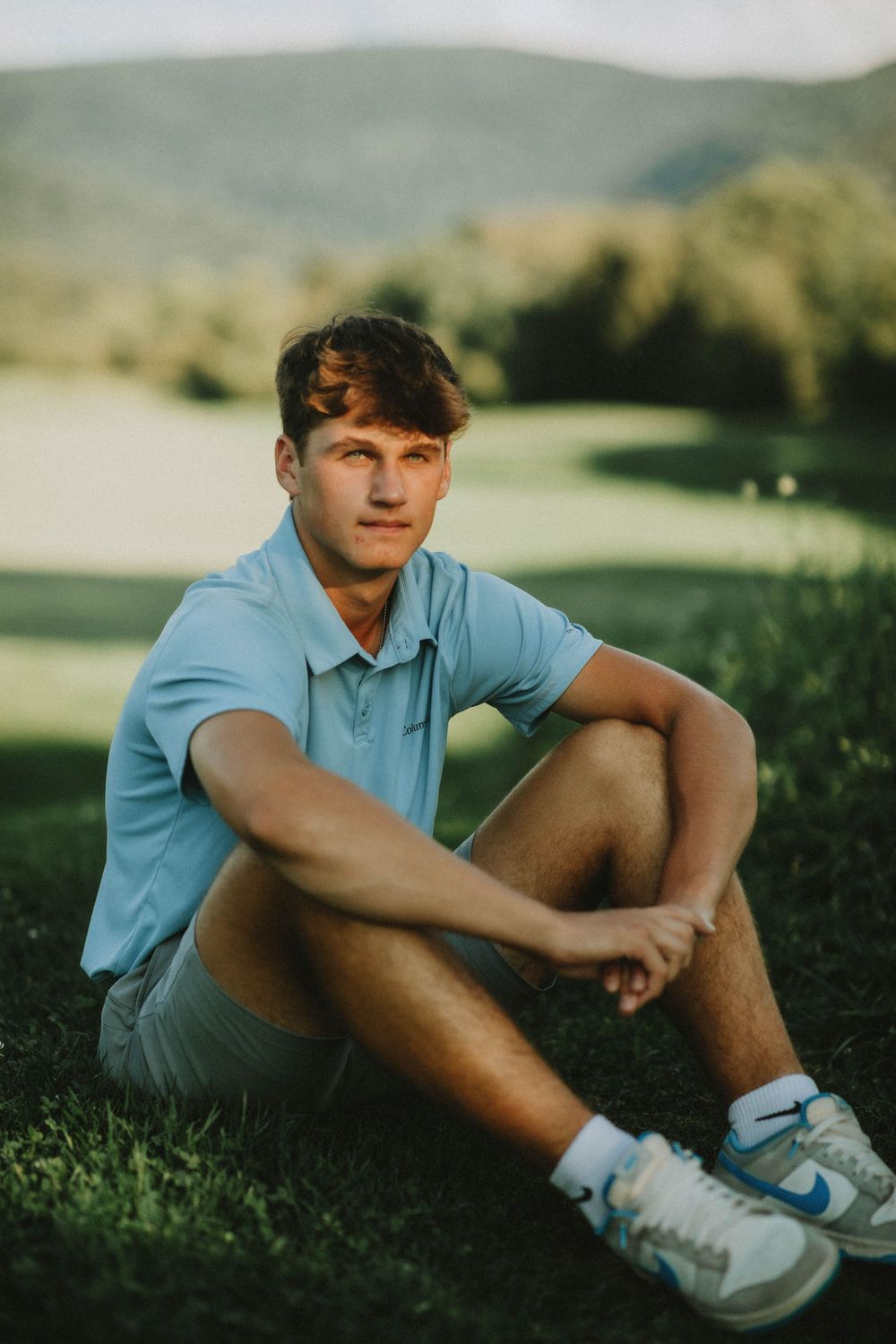 blairsville pa photographer, indiana pa photographer, class of 2027 senior portraits, senior, chestnut ridge gold course