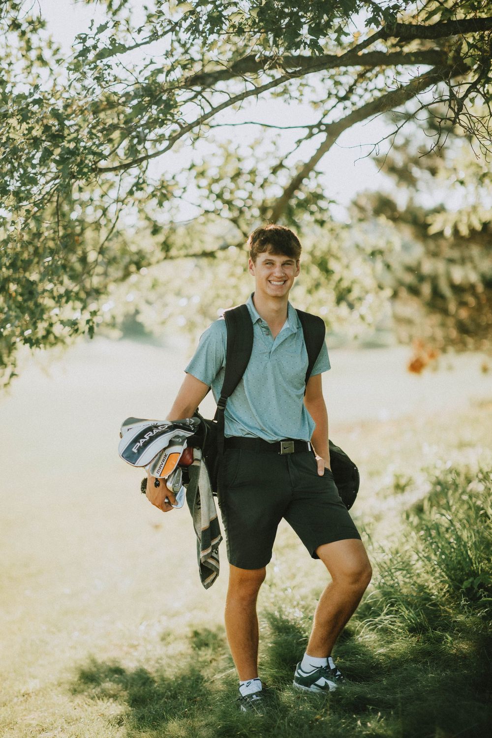 blairsville pa photographer, indiana pa photographer, class of 2027 senior portraits, senior, chestnut ridge gold course