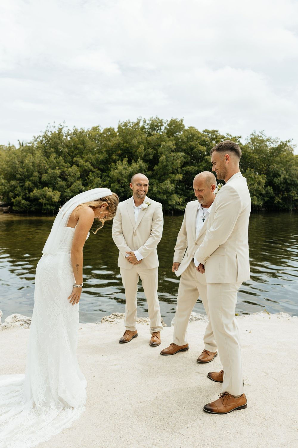 Dolphin Point Villas Wedding in Key Largo, Florida. South Florida Wedding Photographer, Coastal Key Largo Wedding - Lindsay McDow Photo