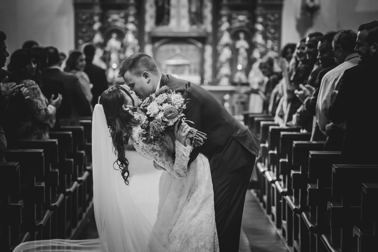 Traditional Catholic wedding Mass photographed in Coppell Texas
