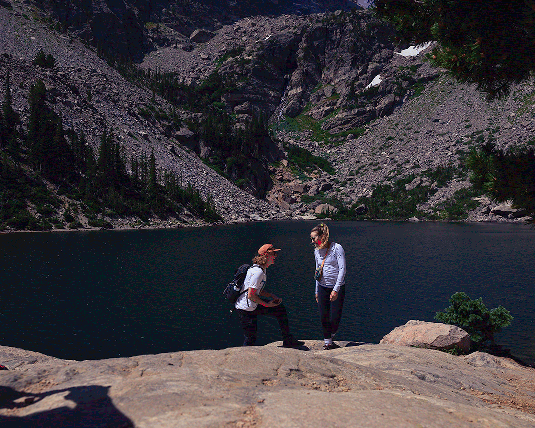 gif of an engagement in Denver Rocky Mountains