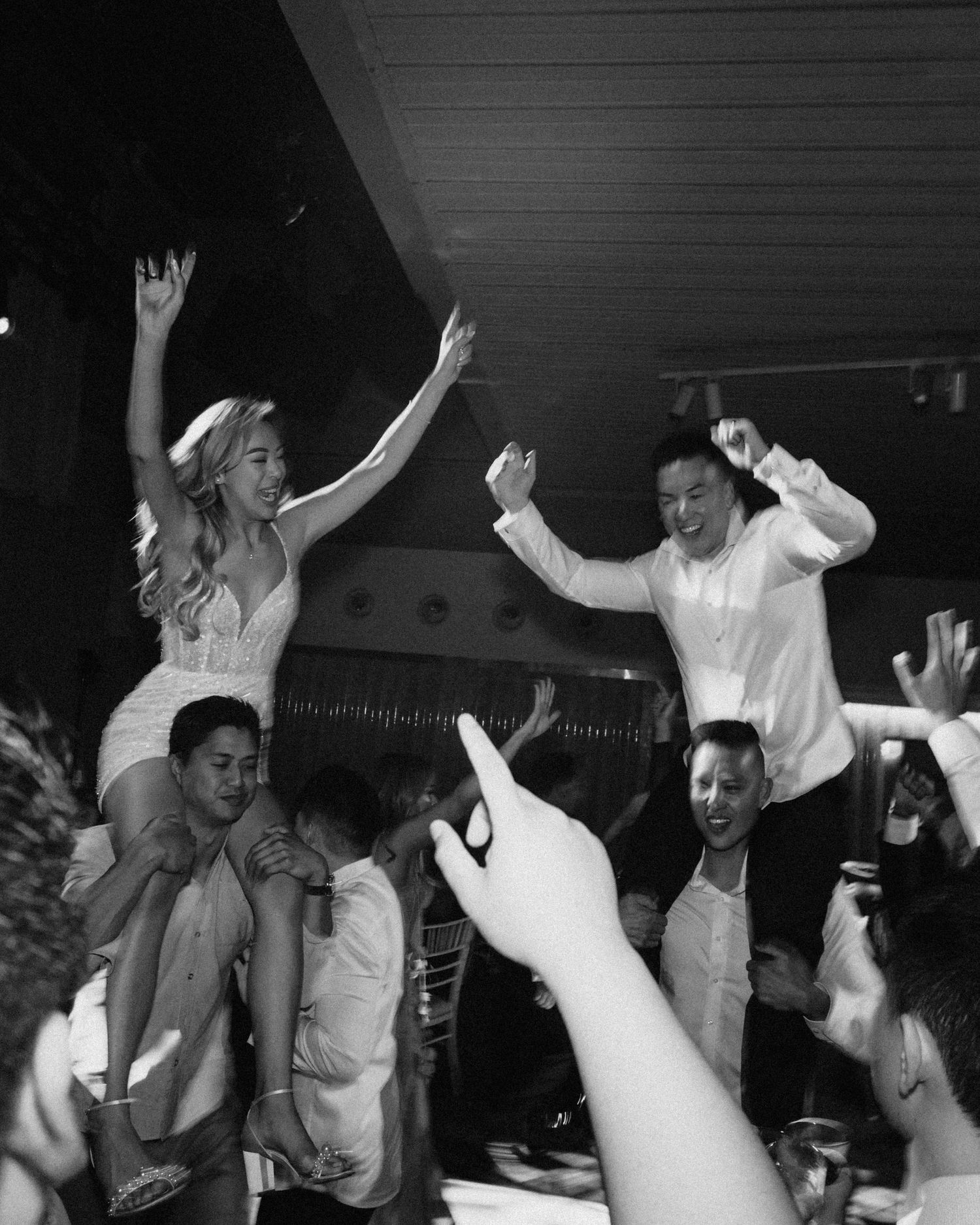oyful reception at Cloudland, Fortitude Valley, captured by an Australia wedding photographer.”
