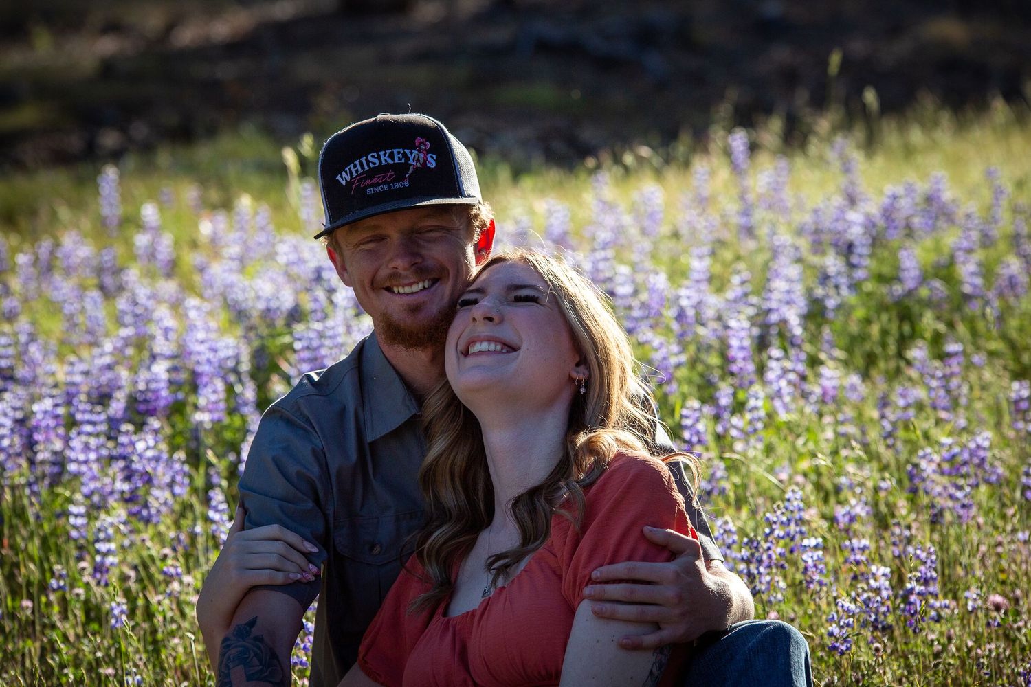 Amador County Photographer, Lupins, Lake Tabeaud, Pine Grove CA