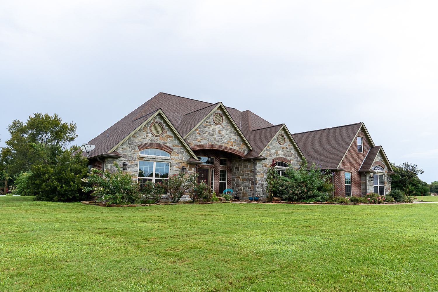real estate photography of a beautiful home in college station