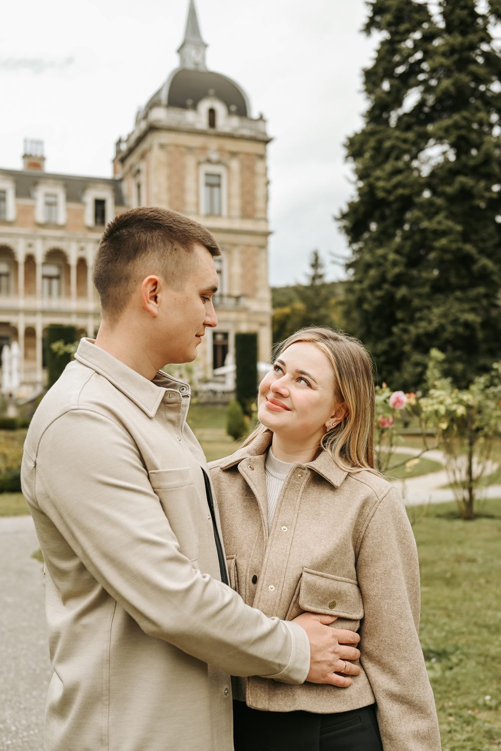 Romantic couple photoshoot in Vienna
