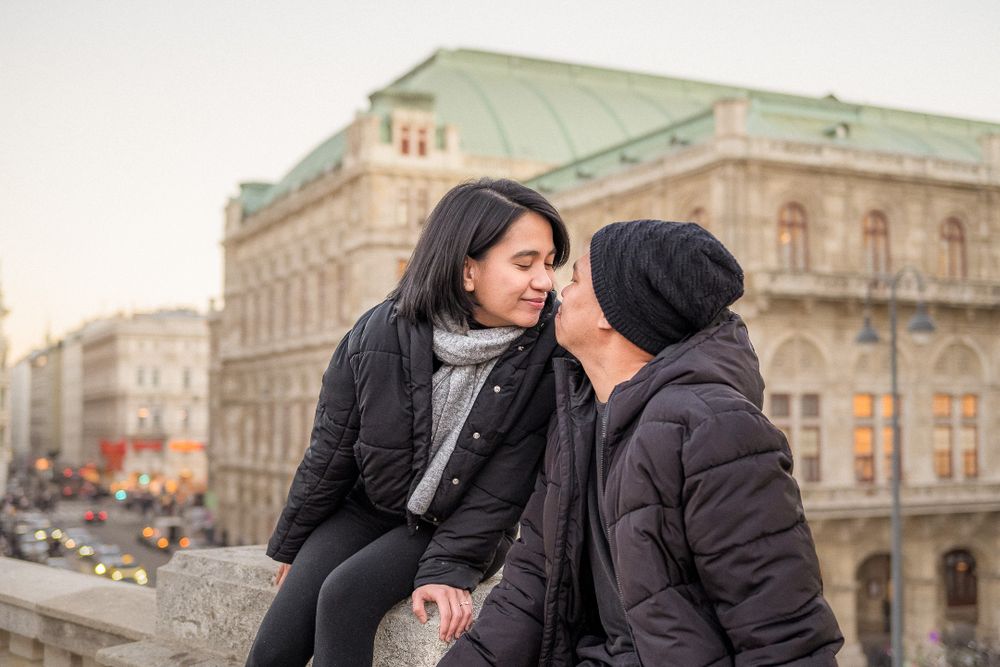 Couple love story photo session in Vienna