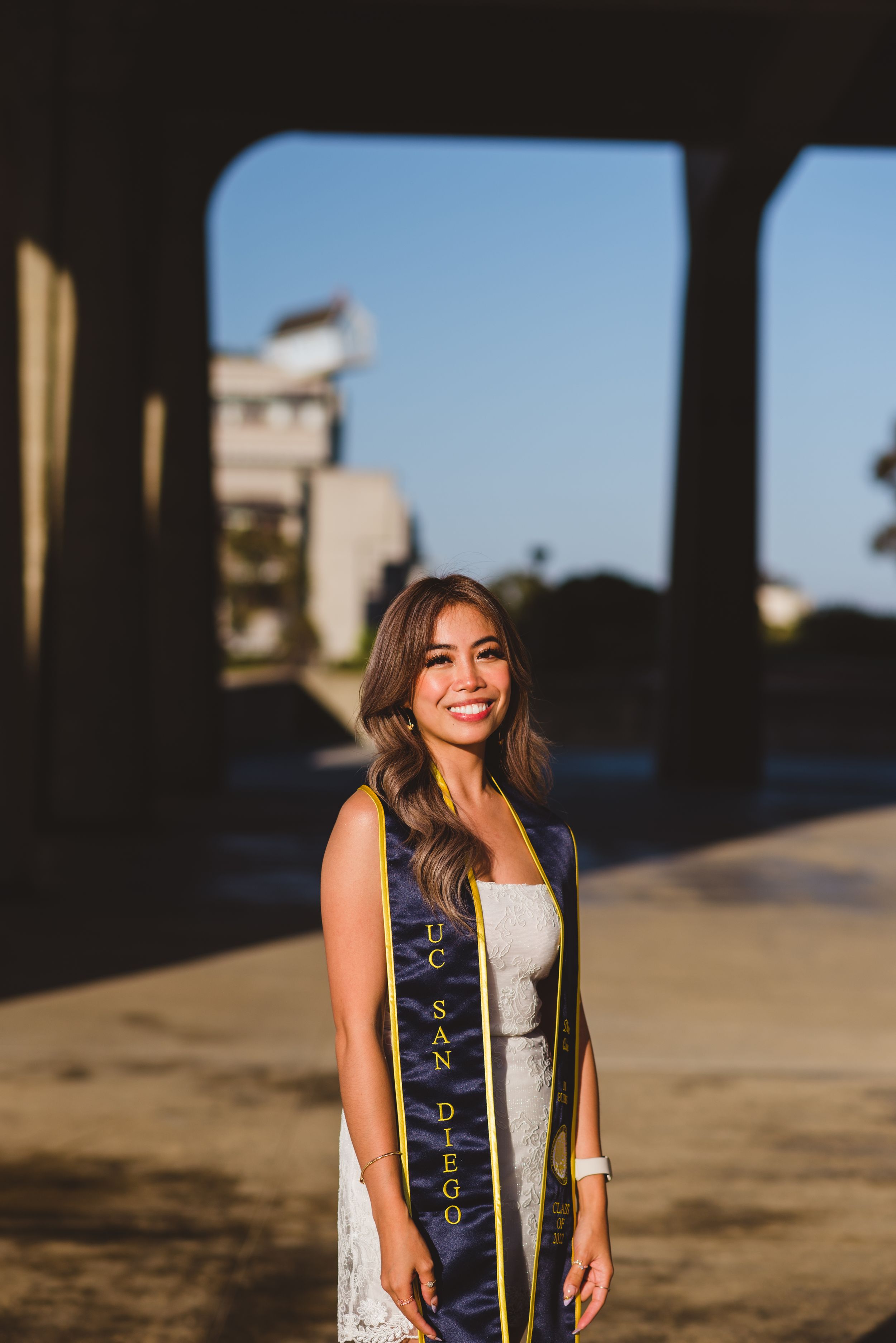 UC San Diego graduate posing for a photo.