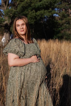 Beautiful maternity mother