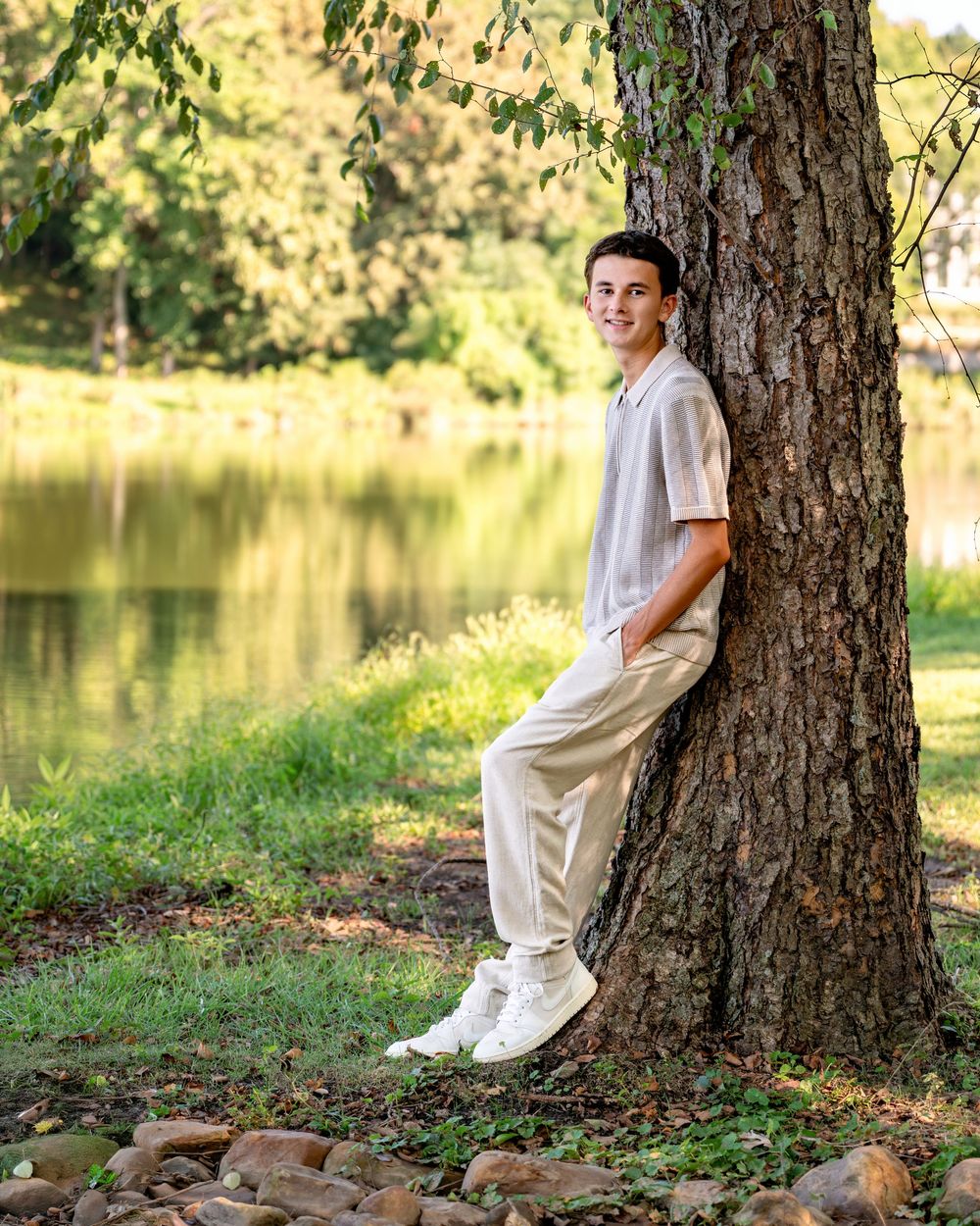 Kansas City senior portrait session setting by Jen Welker Photographer