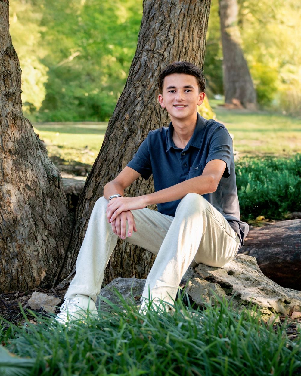Kansas City senior portrait session setting by Jen Welker Photographer