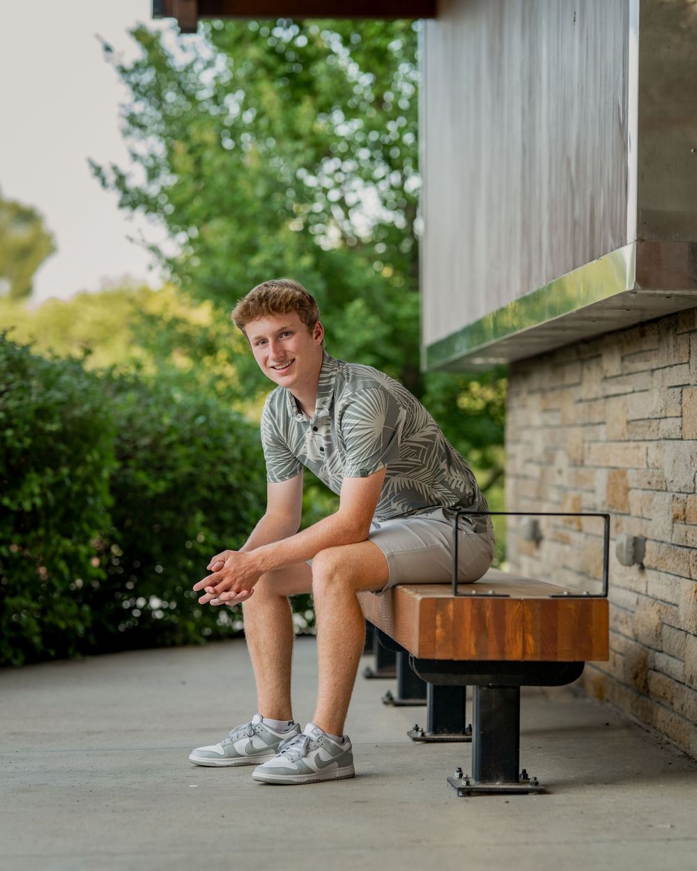 Kansas City senior portrait session setting by Jen Welker Photographer