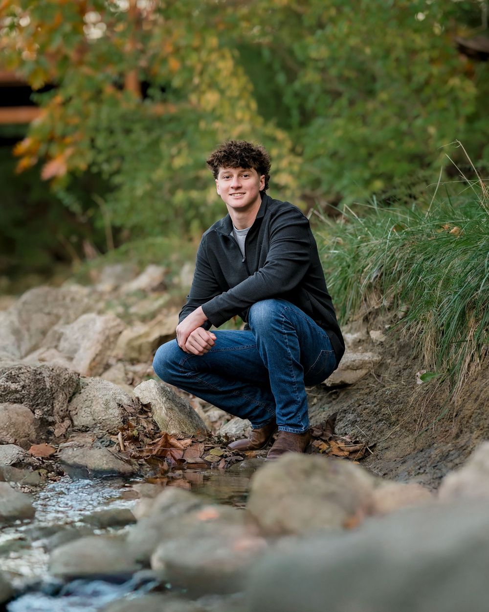 Kansas City senior portrait session setting by Jen Welker Photographer