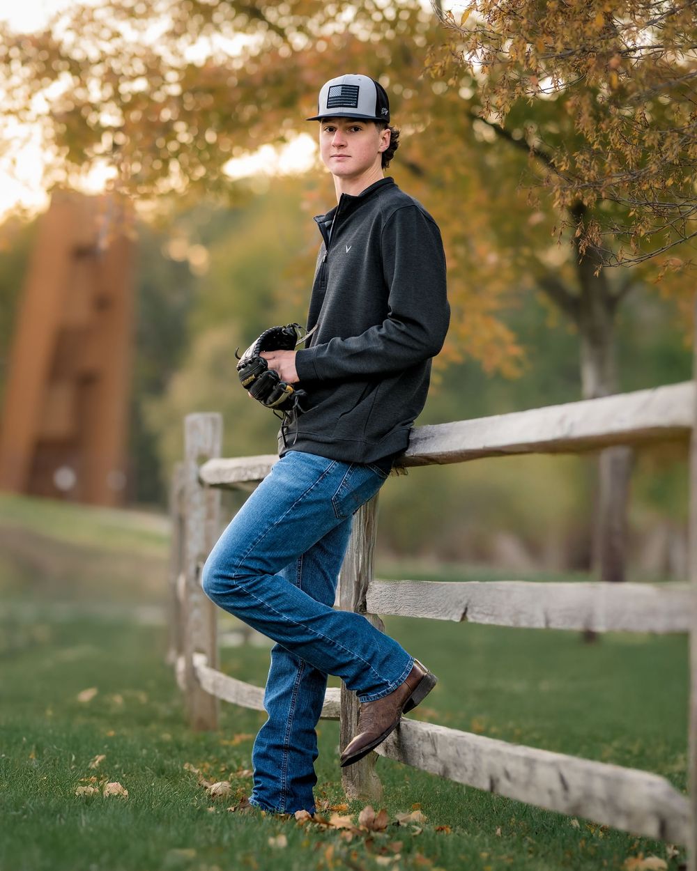 Kansas City senior portrait session setting by Jen Welker Photographer