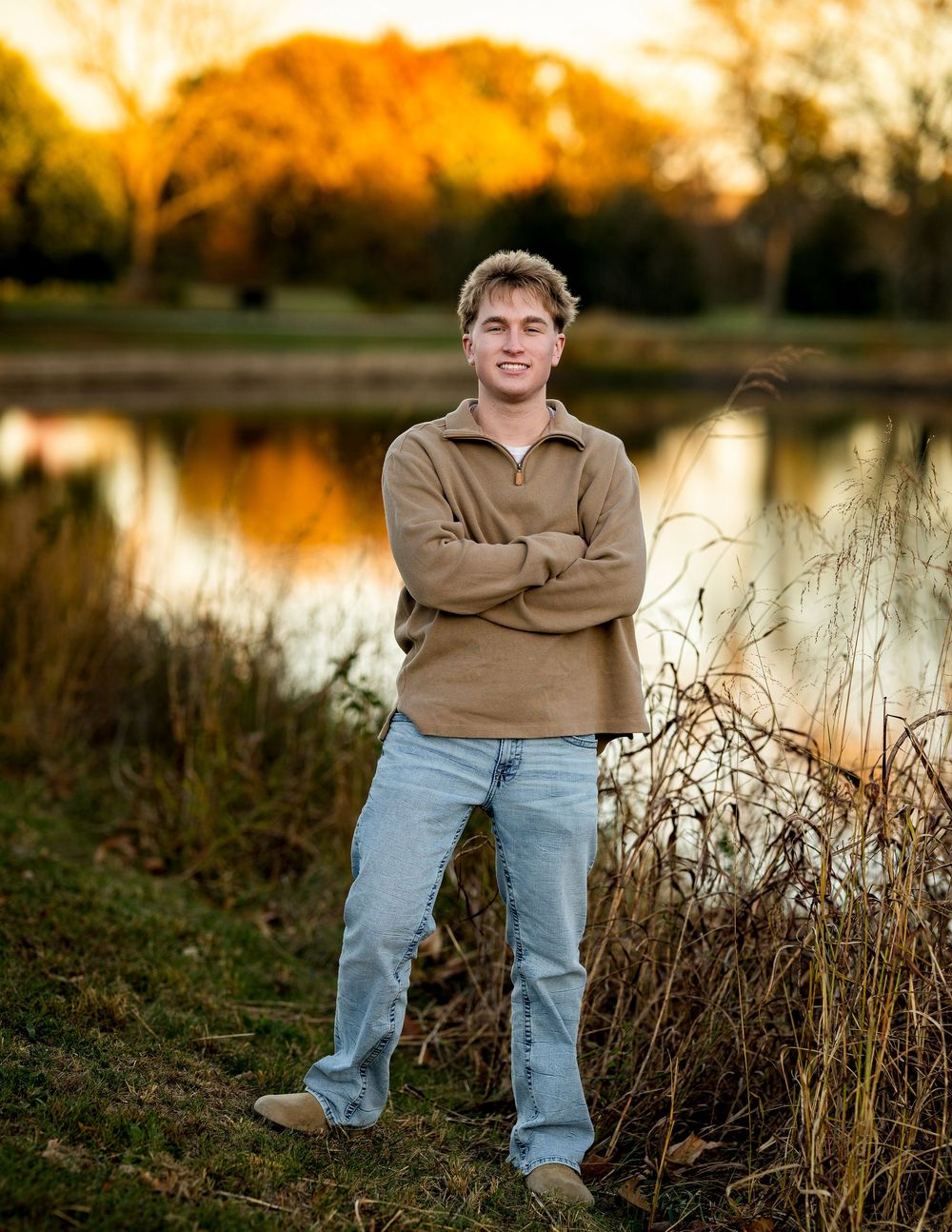 Kansas City senior portrait session setting by Jen Welker Photographer