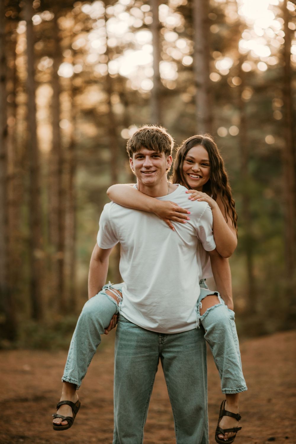 highschool couple photo session