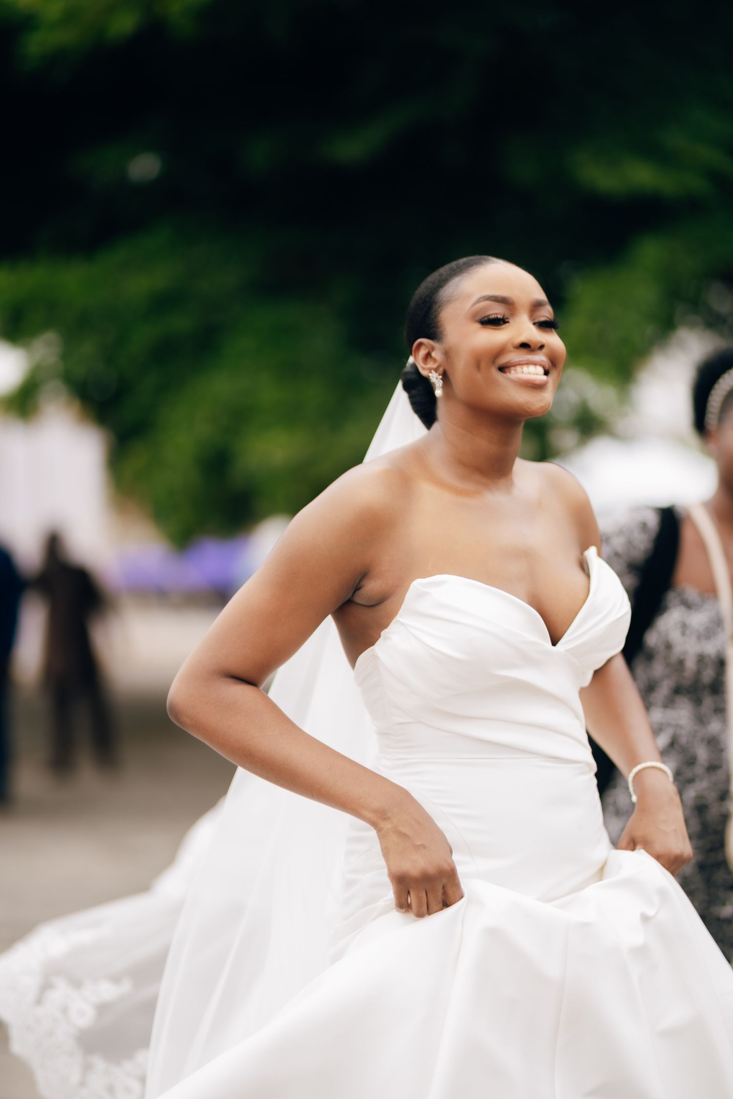 Lagos wedding photographer capturing a joyful couple's special day with vibrant colors and candid moments.
